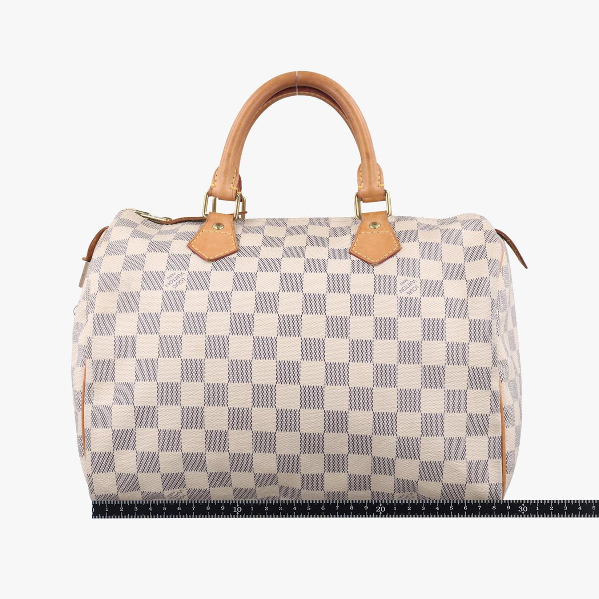 ルイヴィトン Louis Vuitton ボストンバッグ レディース スピーディ30 アズール ダミエキャンバス N41533 BA2152