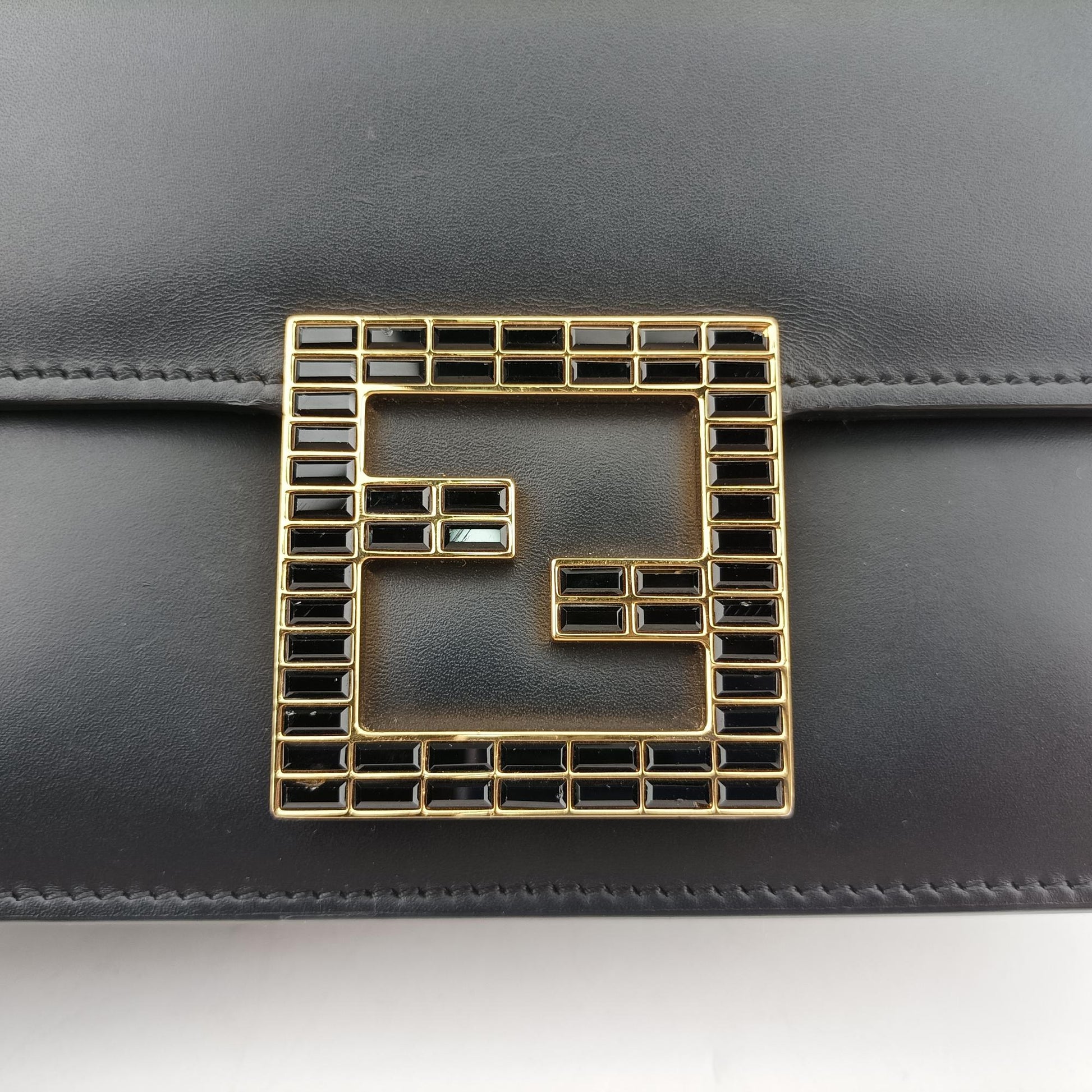 フェンディ Fendi ショルダーバッグ レディース ファブ ブラック レザー 8BT326 AAIW 209.0189