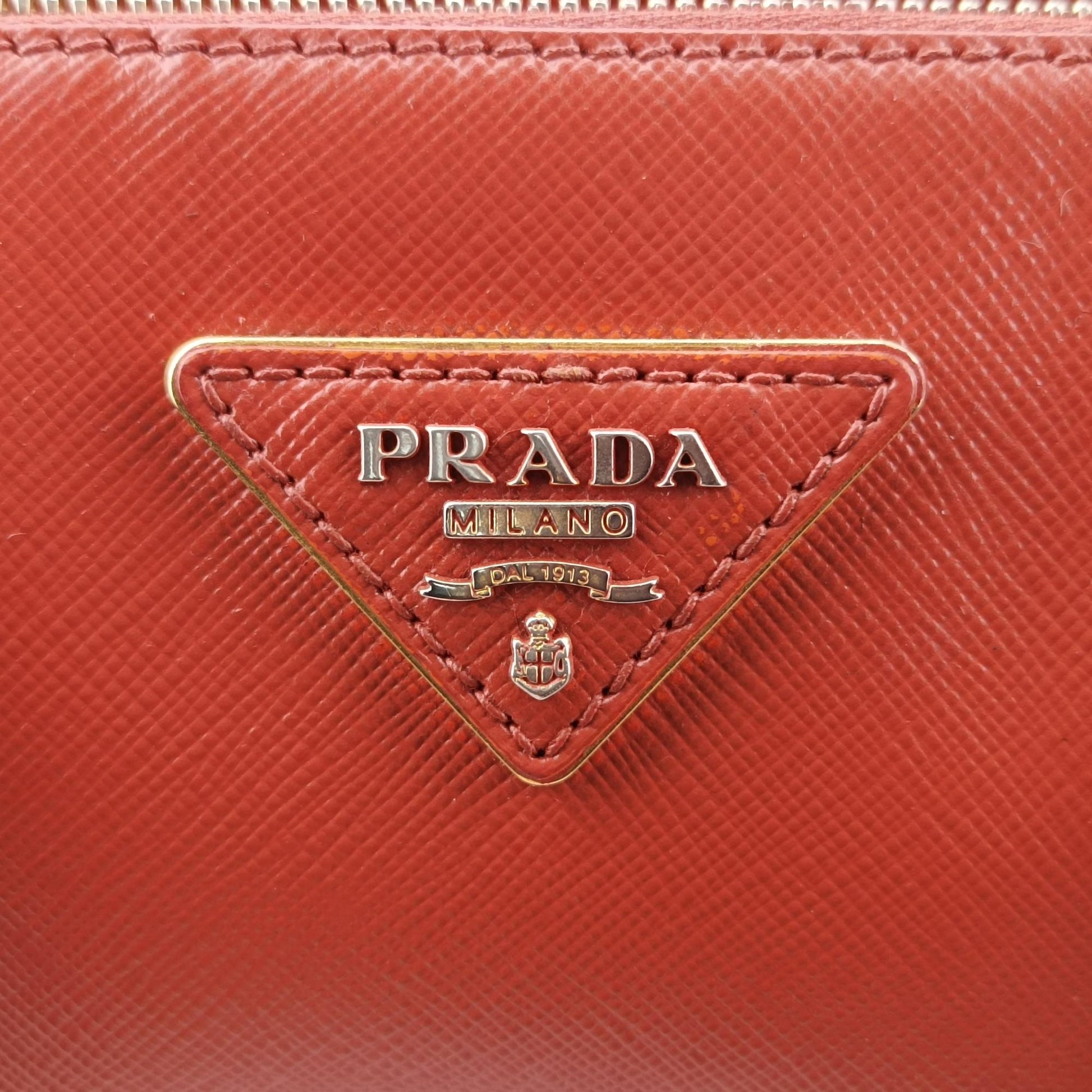 プラダ Prada ショルダーバッグ レディース ガレリア オレンジ サフィアーノレザー BN1801 14