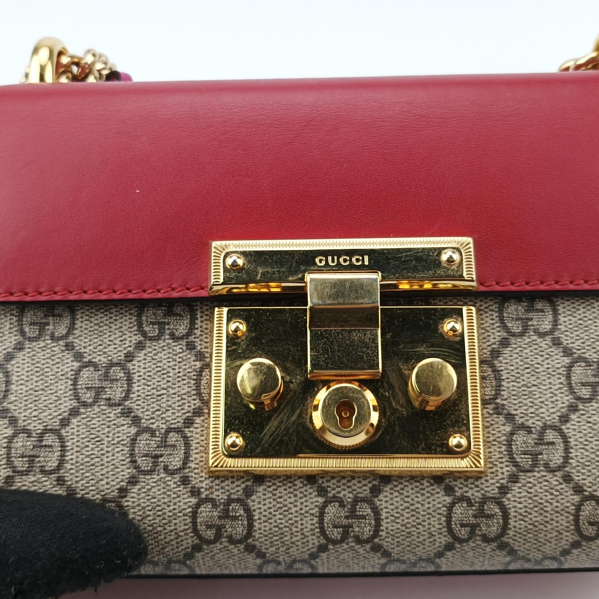 グッチ Gucci ショルダーバッグ レディース パドロック マルチカラー PVCコーティングキャンバス×レザー 409487 I019782839