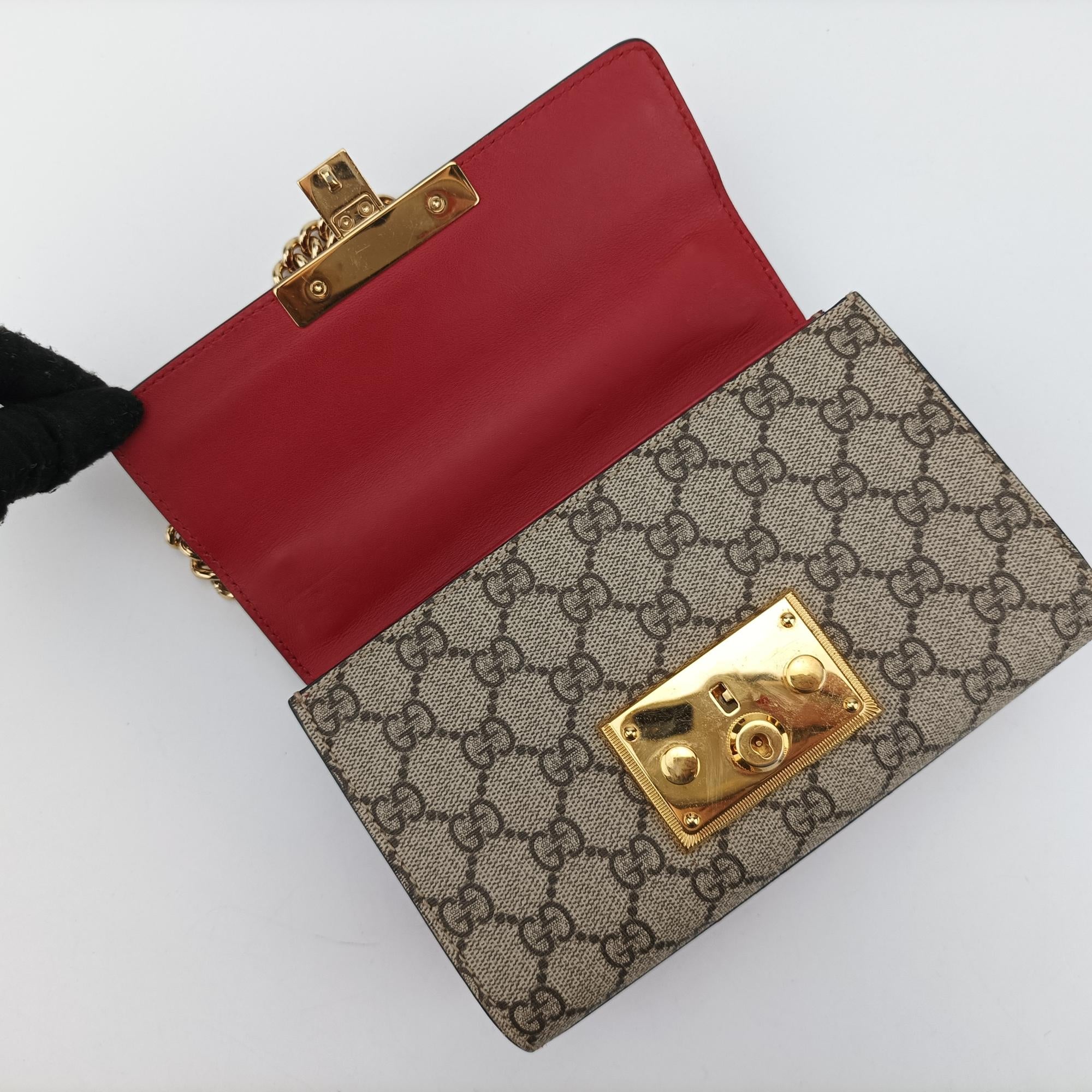 グッチ Gucci ショルダーバッグ レディース パドロック マルチカラー PVCコーティングキャンバス×レザー 409487 I019782839