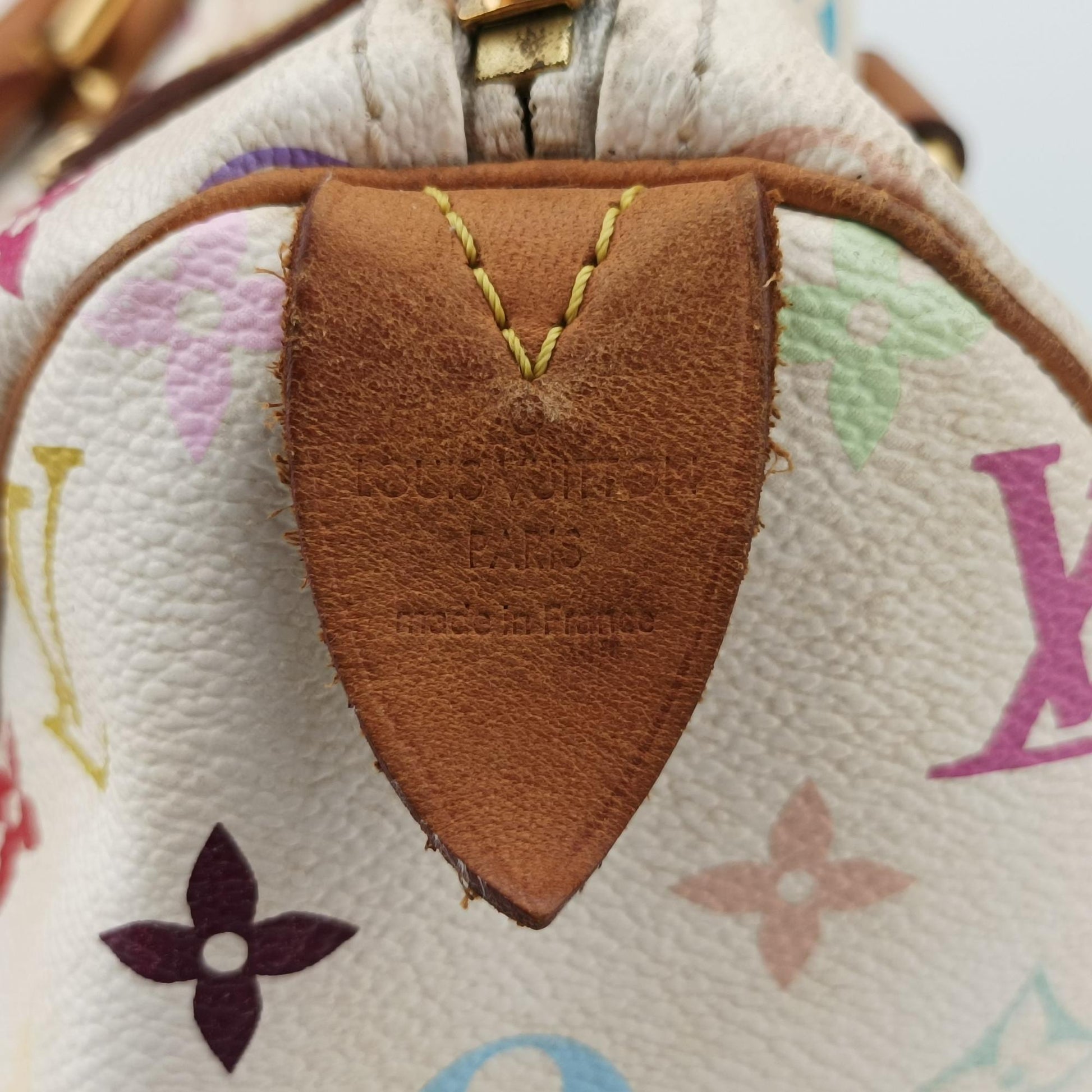 ルイヴィトン Louis Vuitton ボストンバッグ レディース スピーディ30 ホワイト モノグラム マルチカラー M92643 SP0132