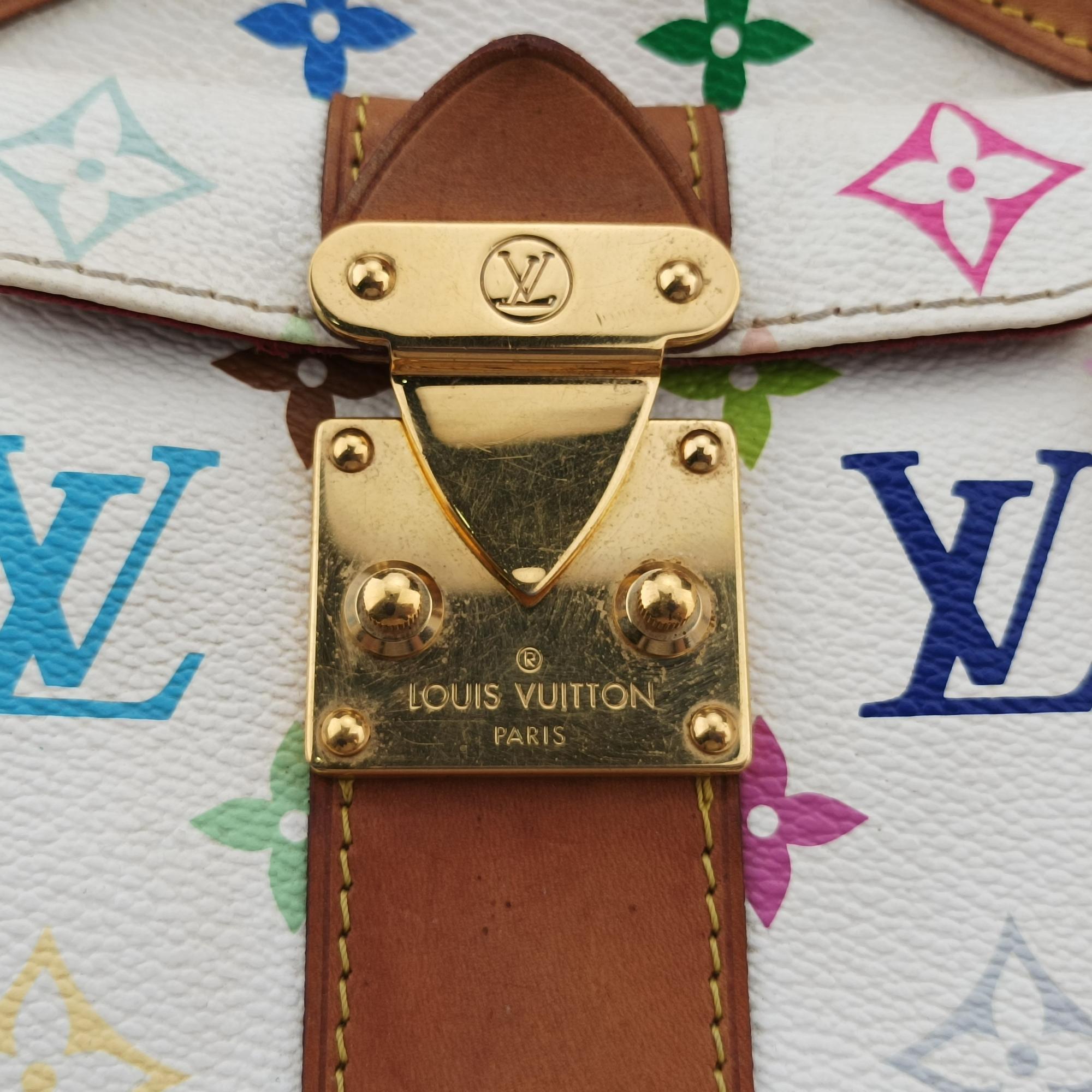 ルイヴィトン Louis Vuitton ボストンバッグ レディース スピーディ30 ホワイト モノグラム マルチカラー M92643 SP0132