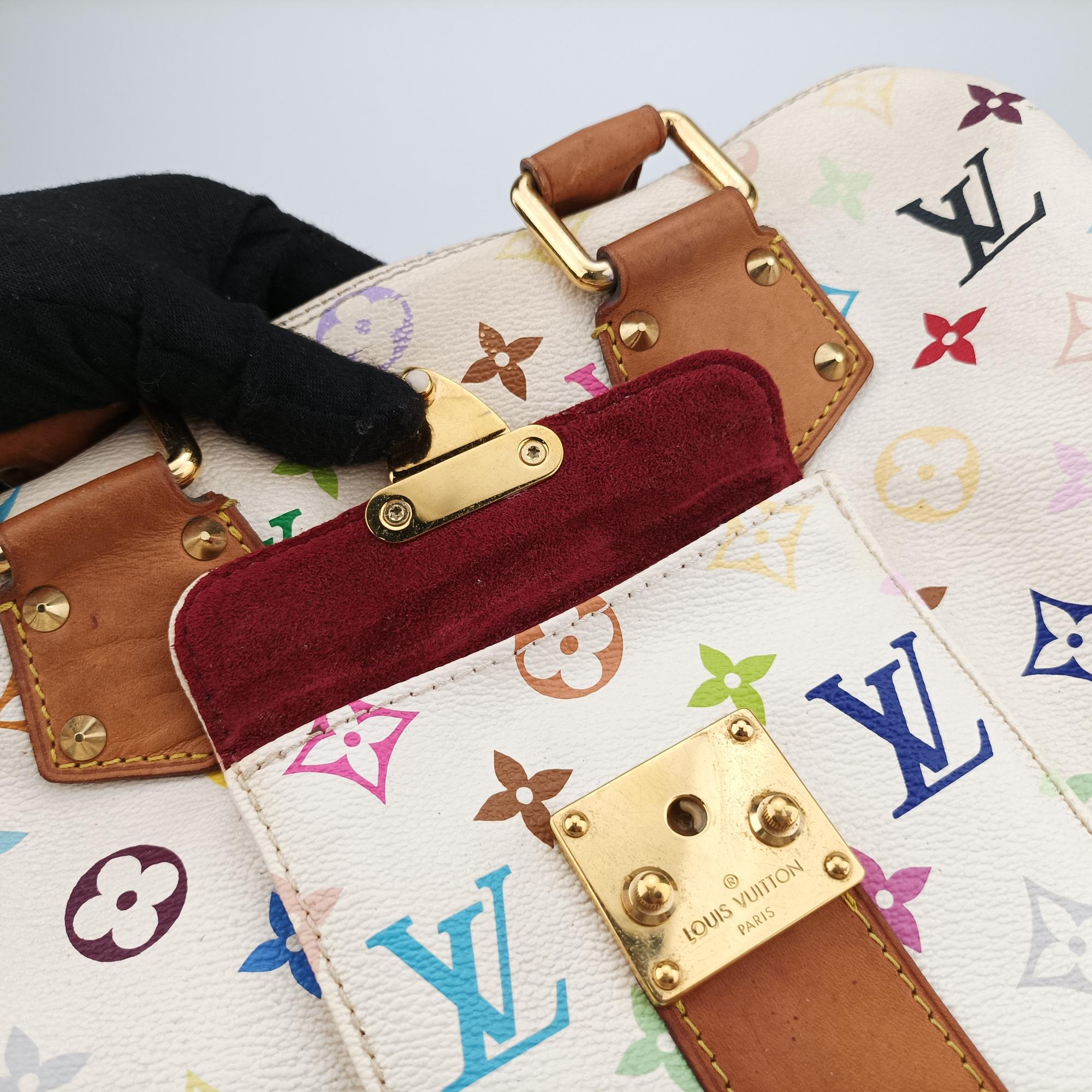 ルイヴィトン Louis Vuitton ボストンバッグ レディース スピーディ30 ホワイト モノグラム マルチカラー M92643 SP0132