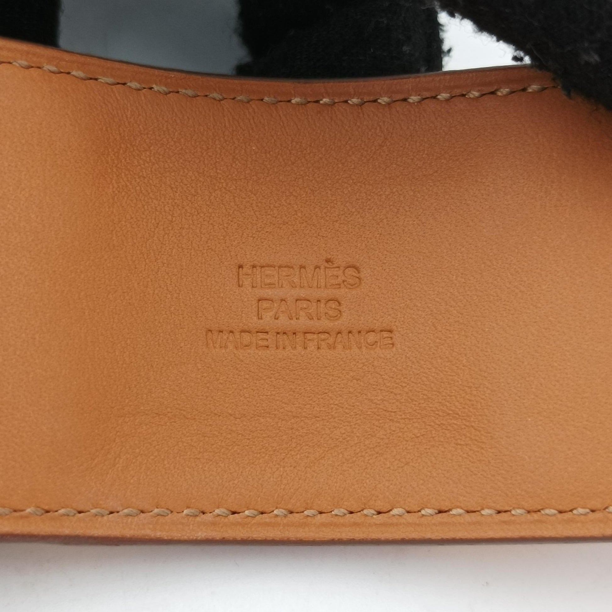 エルメス Hermes ブレスレット レディース コリエ　ド　シアン レッド GP×レザー　 S N□R 50