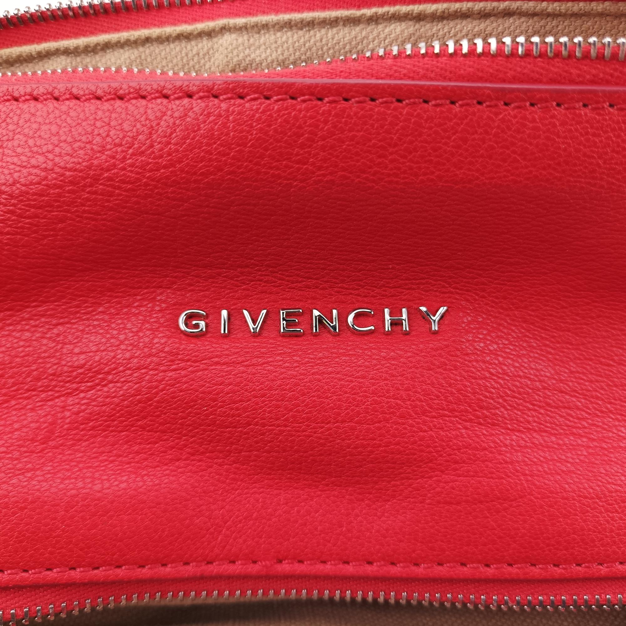 ジバンシー Givenchy ショルダーバッグ レディース パンドラ レッド レザー EF E 0186