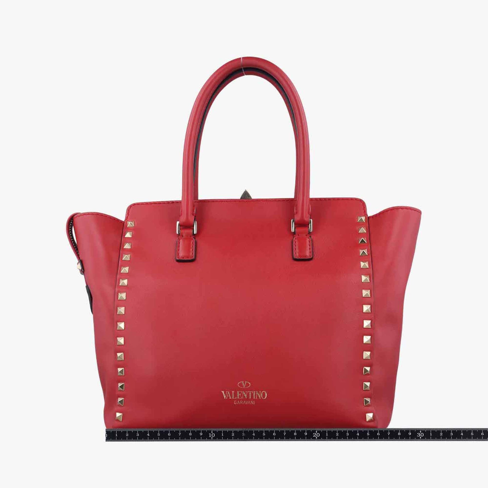 ヴァレンティノ Valentino ショルダーバッグ レディース ロックスタッズ レッド レザー BL-I339BOL2