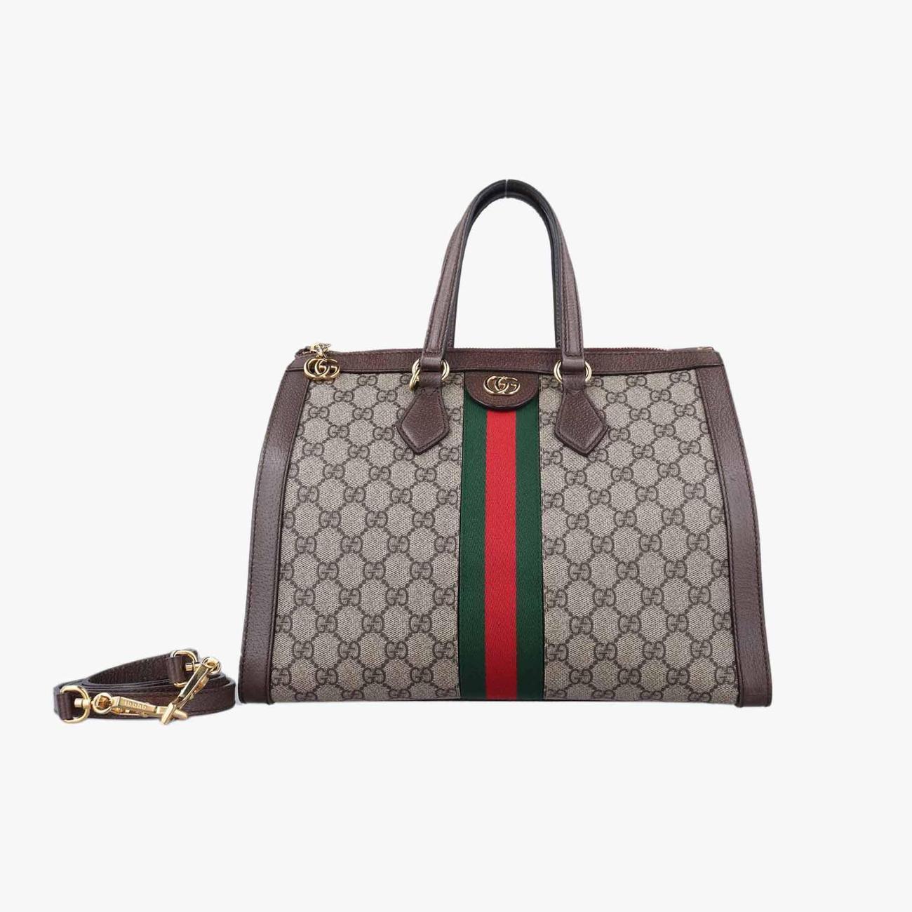 グッチ Gucci ショルダーバッグ レディース オフィディア グレー PVCコーティングキャンバス×レザー 524537 E027139867