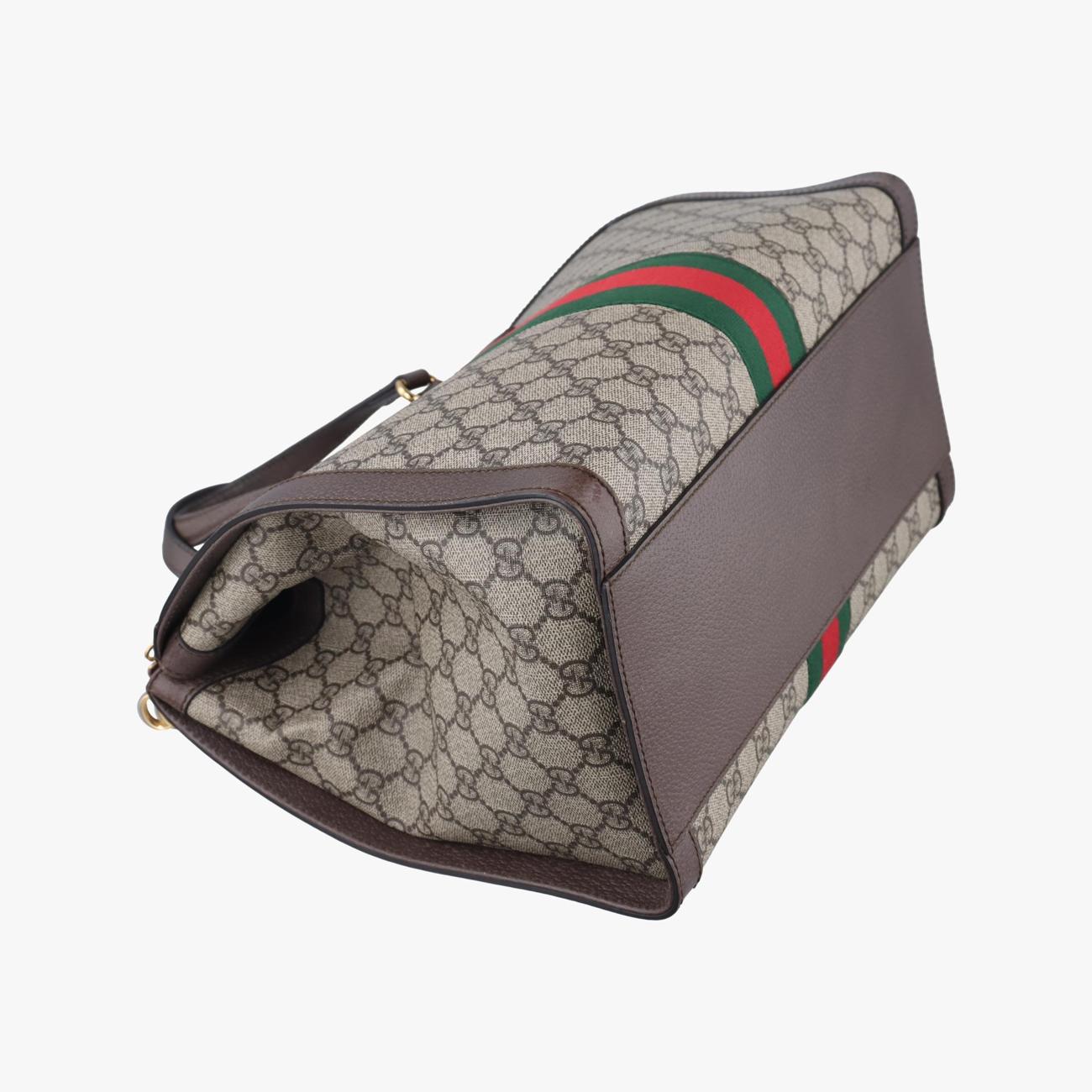 グッチ Gucci ショルダーバッグ レディース オフィディア グレー PVCコーティングキャンバス×レザー 524537 E027139867