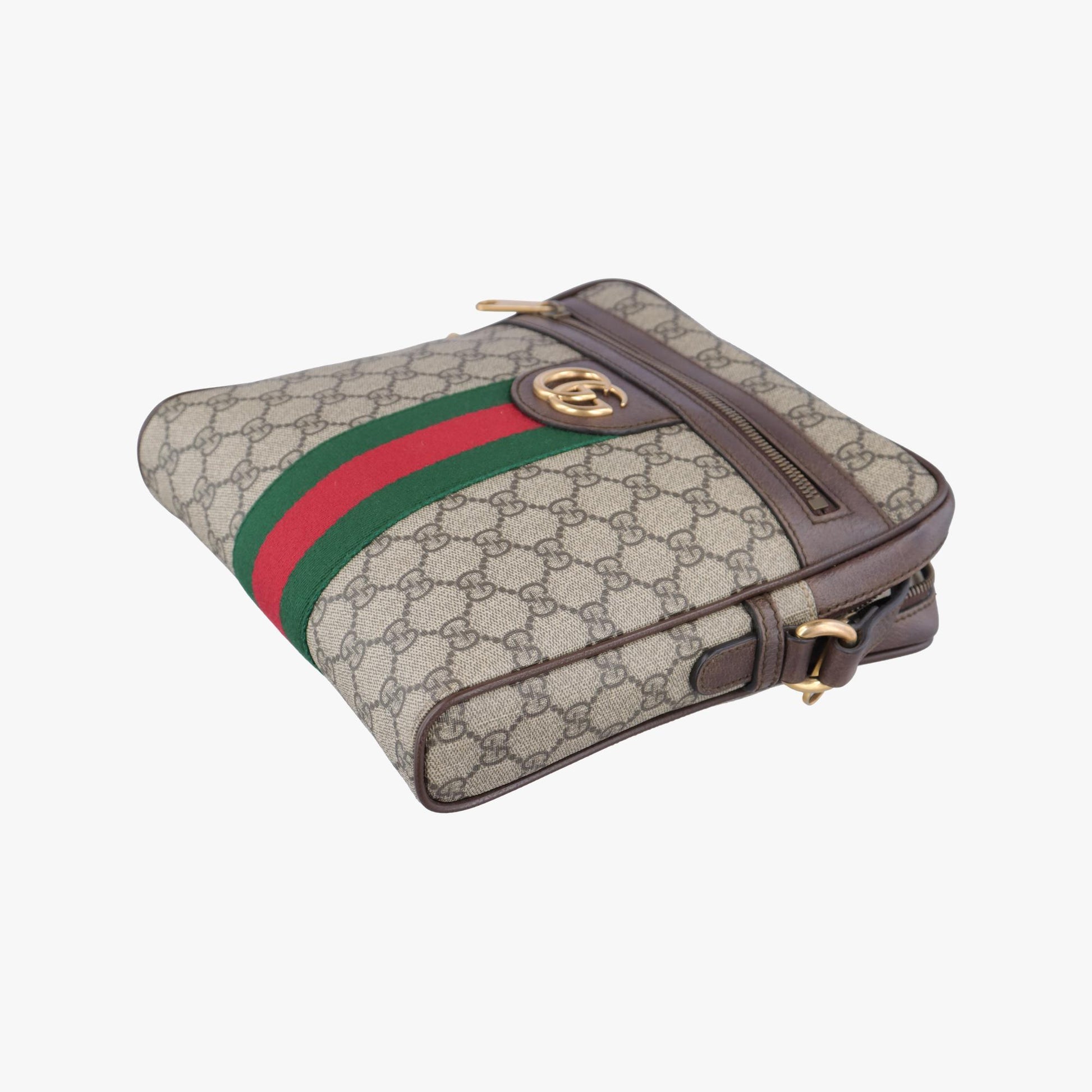 グッチ Gucci ショルダーバッグ レディース オフィディア ブラウン×グリーン×レッド PVCコーティングキャンバス×レザー 547926 G029349708