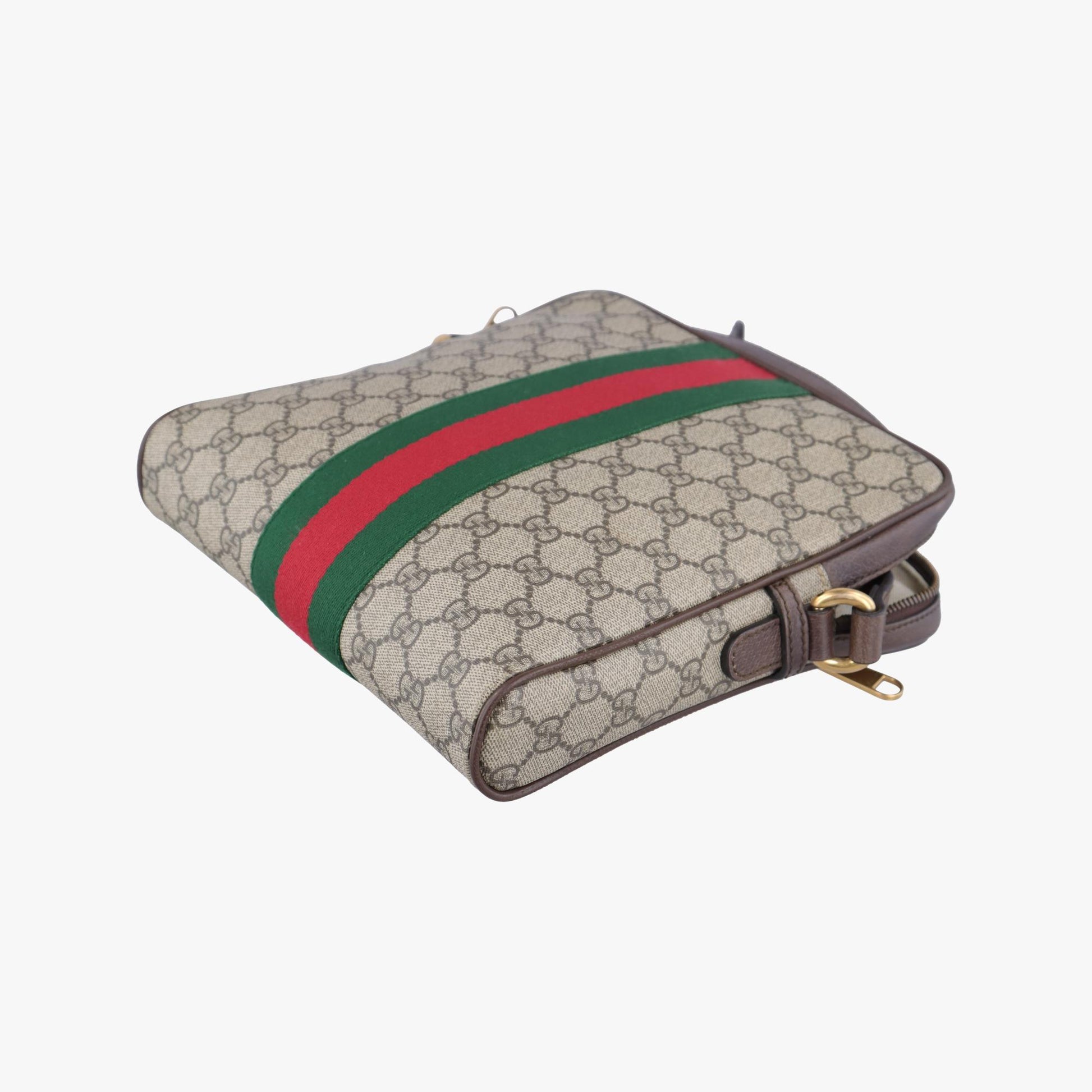 グッチ Gucci ショルダーバッグ レディース オフィディア ブラウン×グリーン×レッド PVCコーティングキャンバス×レザー 547926 G029349708