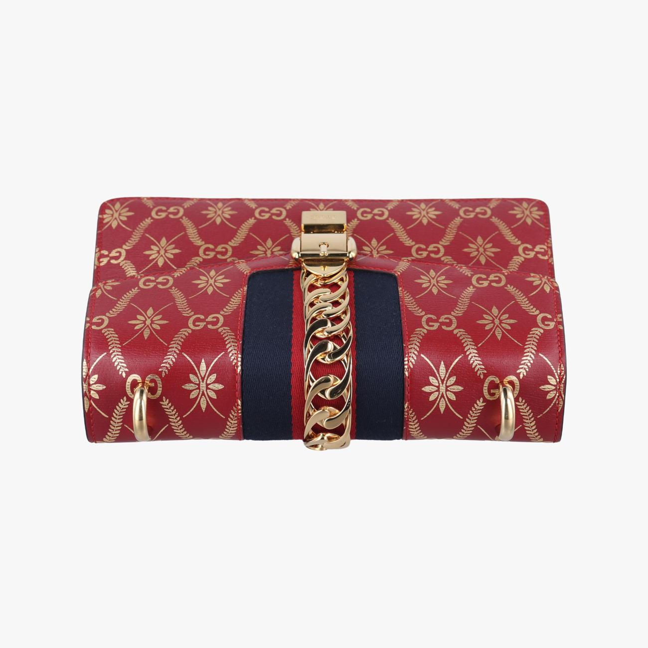 グッチ Gucci ショルダーバッグ レディース シルヴィ マルチカラー レザー 524405 H031367056