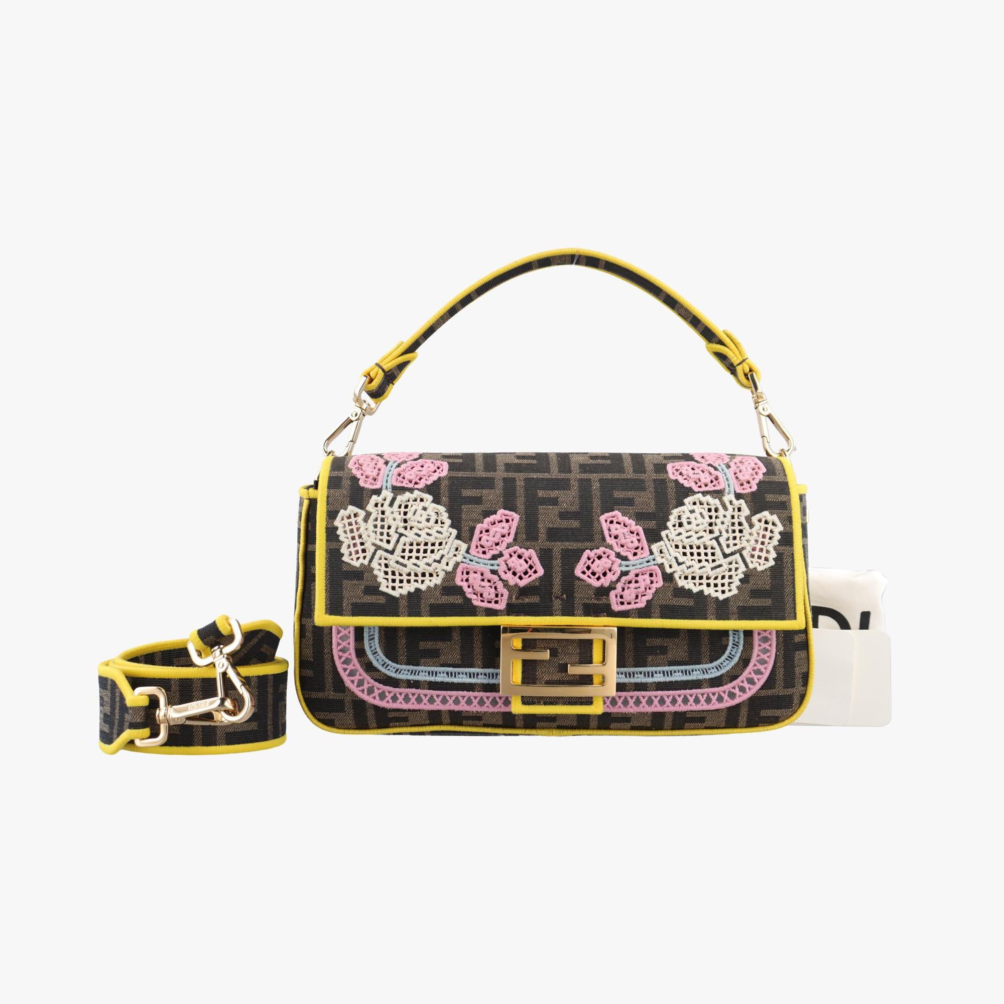 フェンディ Fendi ショルダーバッグ レディース マンマバケット マルチカラー ファブリック 8BR600-AF2T-218-10429