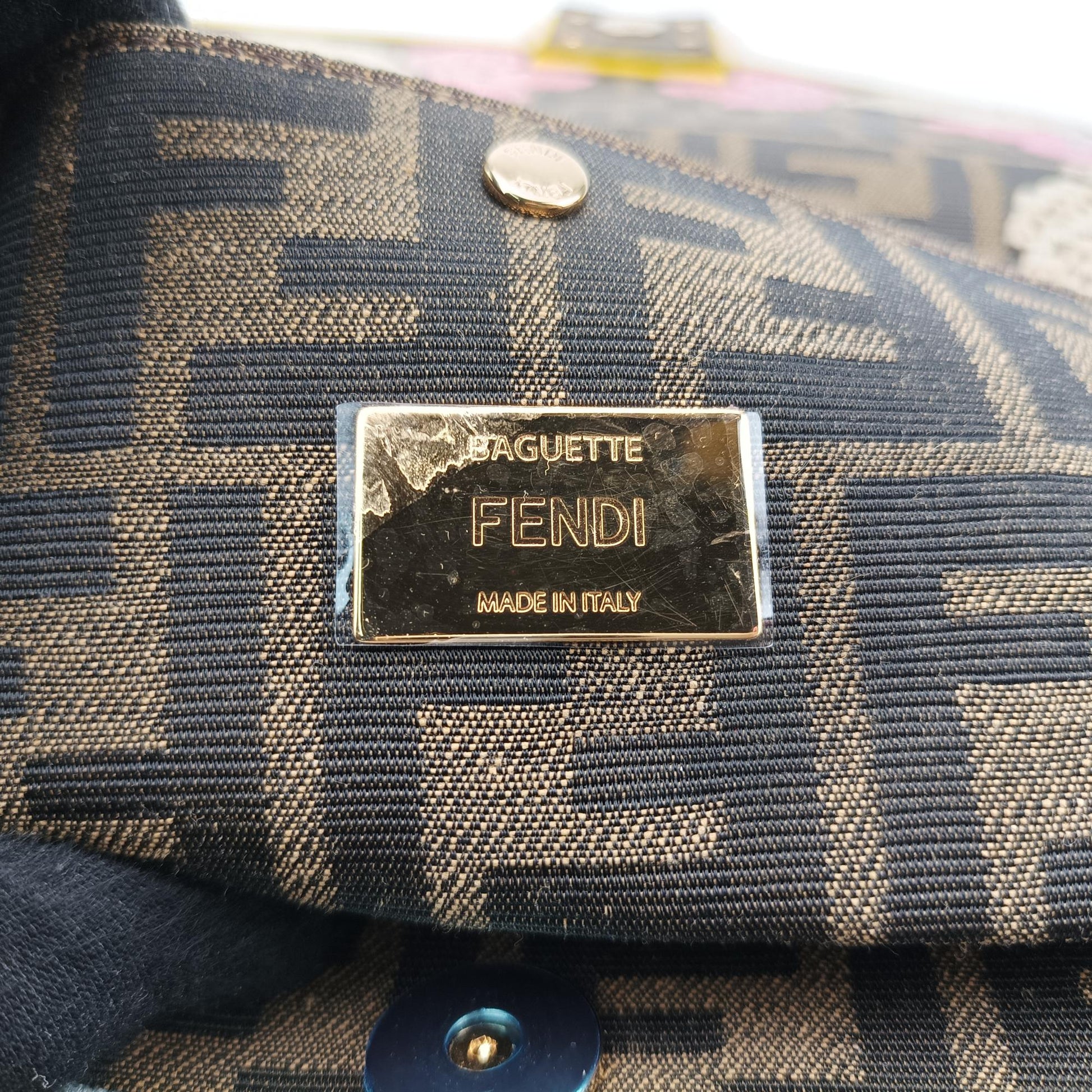 フェンディ Fendi ショルダーバッグ レディース マンマバケット マルチカラー ファブリック 8BR600-AF2T-218-10429