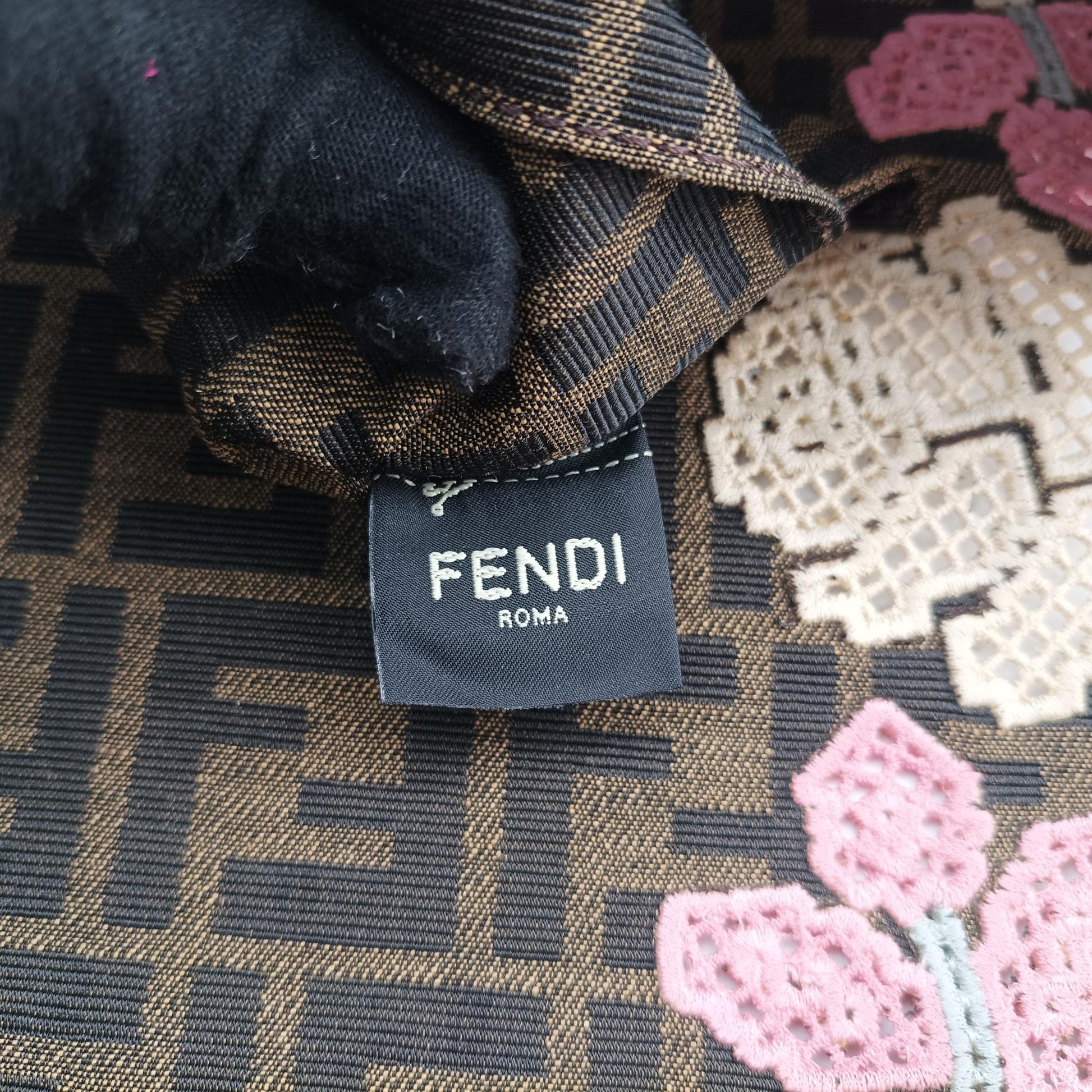 フェンディ Fendi ショルダーバッグ レディース マンマバケット マルチカラー ファブリック 8BR600-AF2T-218-10429