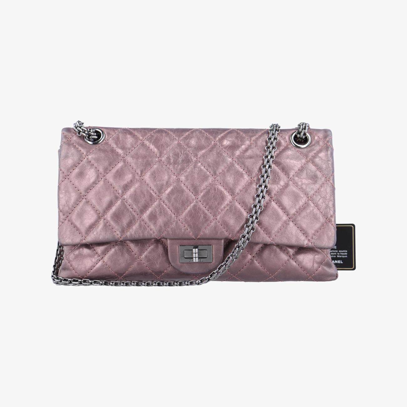 シャネル Chanel ショルダーバッグ レディース 2.55　マトラッセ パープル レザー A37587 12433095