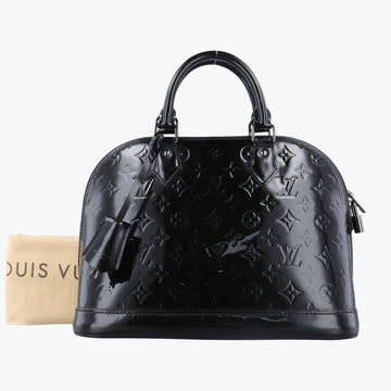 ルイヴィトン Louis Vuitton ハンドバッグ レディース アルマPM ブラック ヴェルニ M90061 SN4173