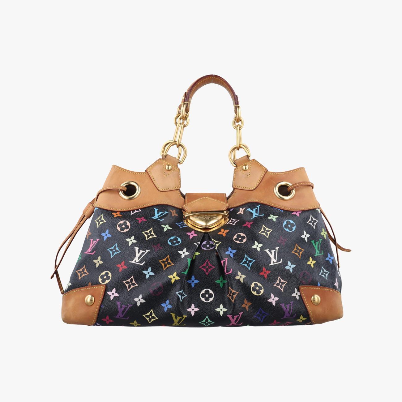 ルイヴィトン Louis Vuitton ハンドバッグ レディース ウルスラ ブラック モノグラム マルチカラー M40124