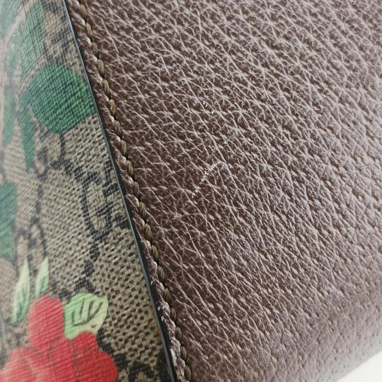 グッチ Gucci ボストンバッグ レディース グッチティアン グレー PVCコーティングキャンバス×レザー 406380 E019191661