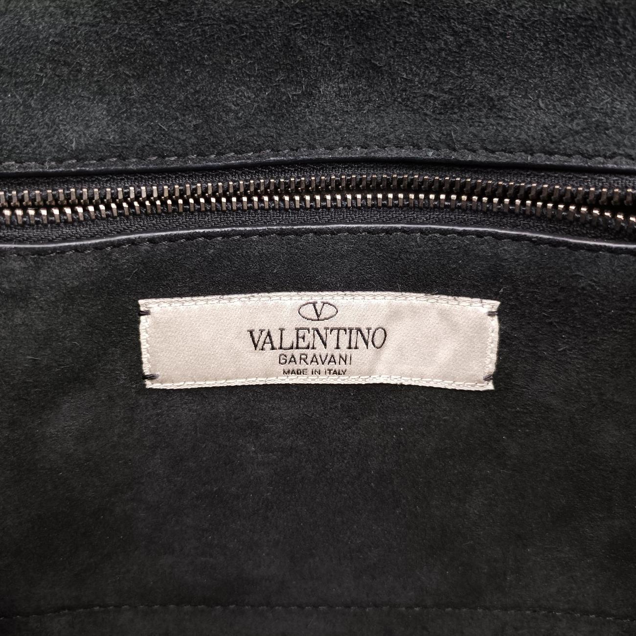 ヴァレンティノ Valentino ショルダーバッグ レディース ロックスタッズグラムロック　スター ブラック レザー BL-L312VE72