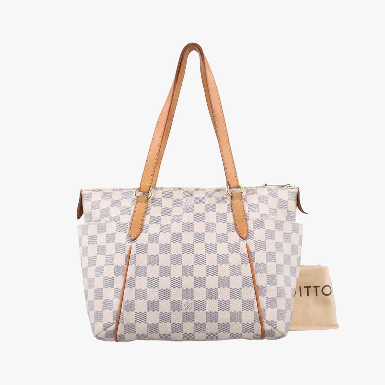 ルイヴィトン Louis Vuitton ショルダーバッグ レディース トータリーPM ホワイト ダミエキャンバス N51261 AR3079