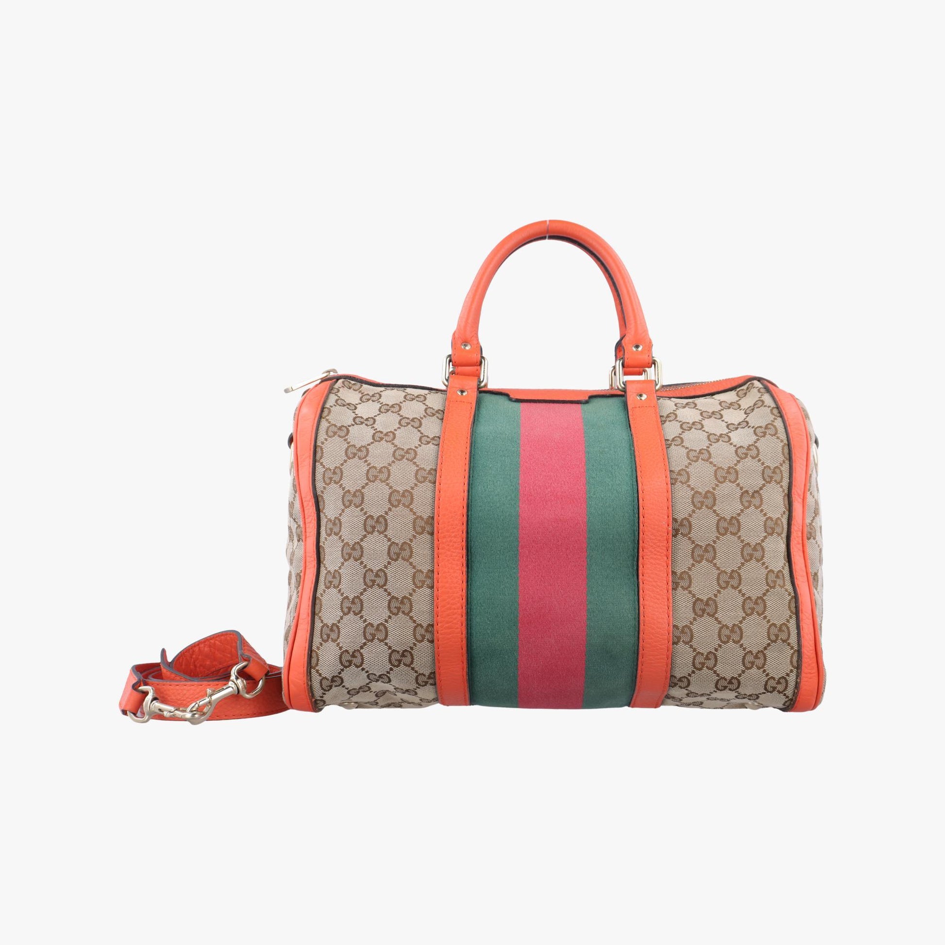 グッチ Gucci ボストンバッグ レディース シェリーライン マルチカラー ファブリック×レザー 247205 G017533177