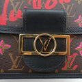 ルイヴィトン Louis Vuitton ショルダーバッグ レディース ドーフィーヌ ミニ ブラウン モノグラムキャンバス×カーフレザー M45889 ICチップ