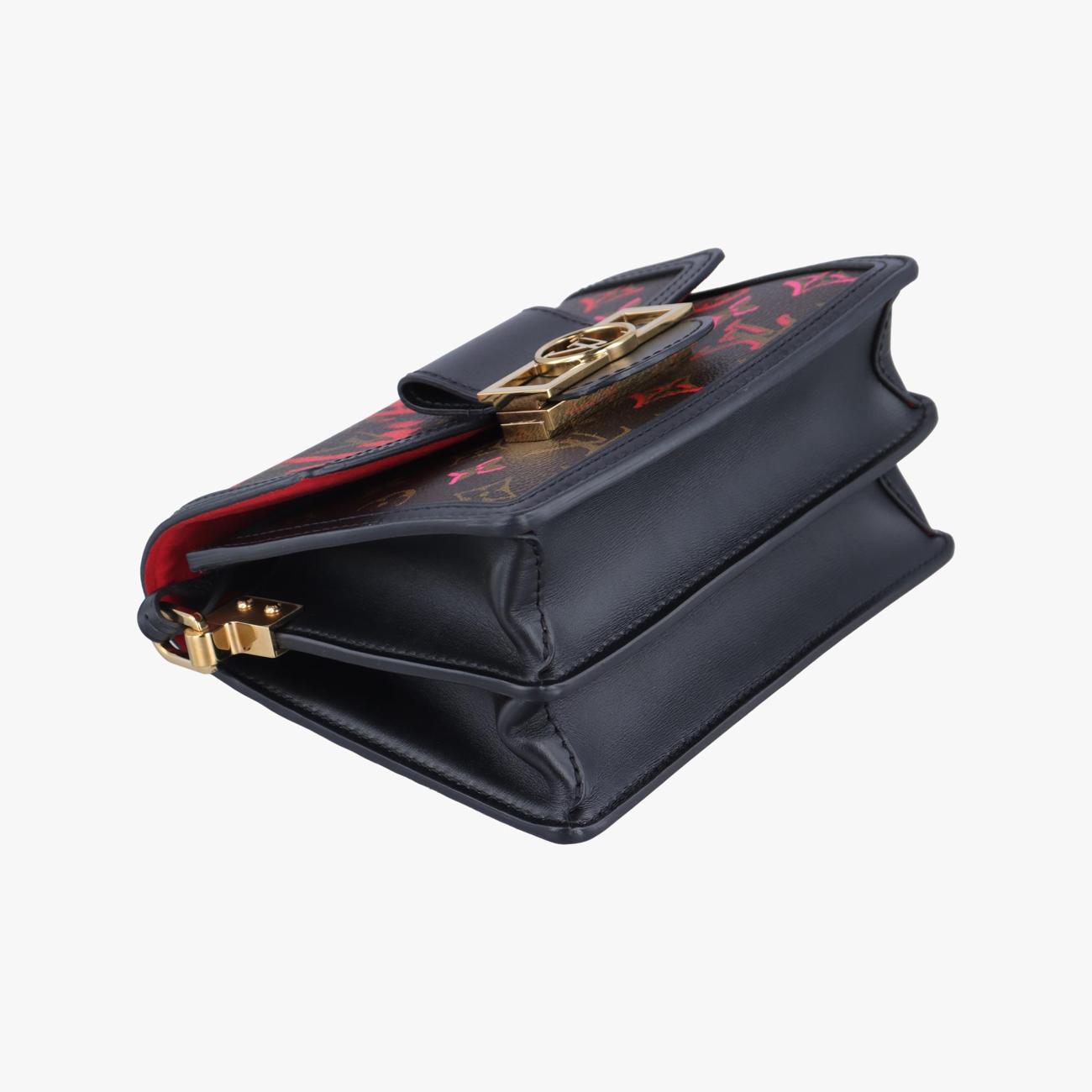 ルイヴィトン Louis Vuitton ショルダーバッグ レディース ドーフィーヌ ミニ ブラウン モノグラムキャンバス×カーフレザー M45889 ICチップ