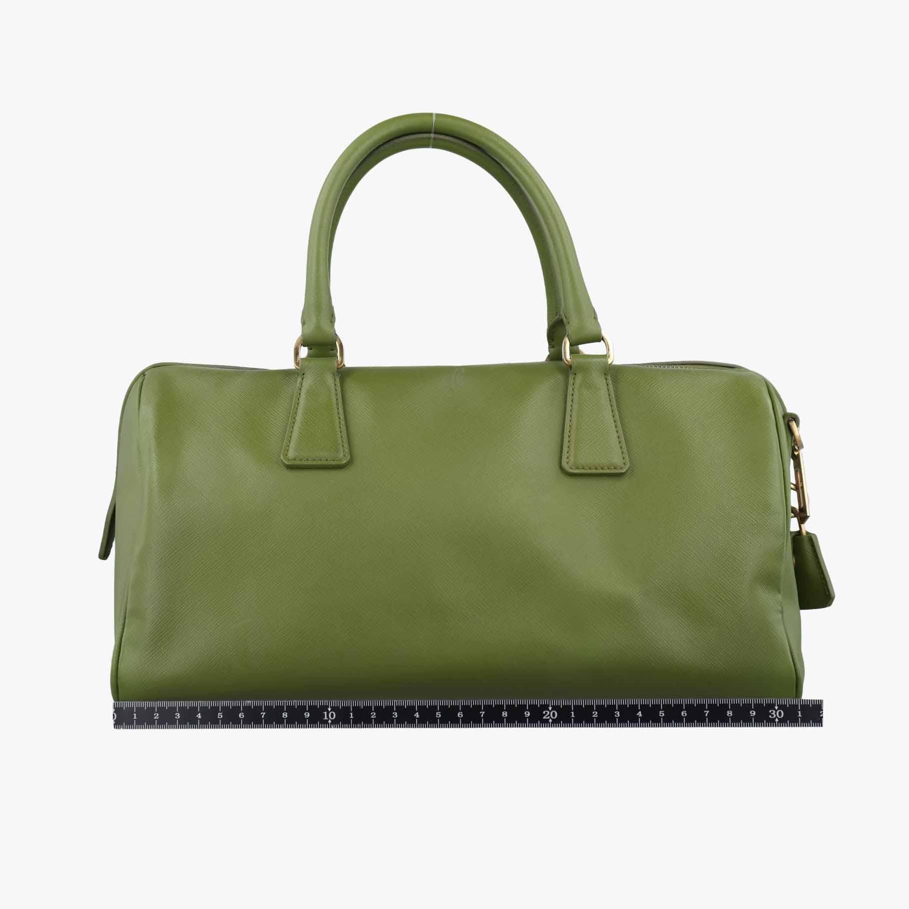 プラダ Prada ボストンバッグ レディース ボーリング グリーン サフィアーノレザー BL845Y 7/R 208