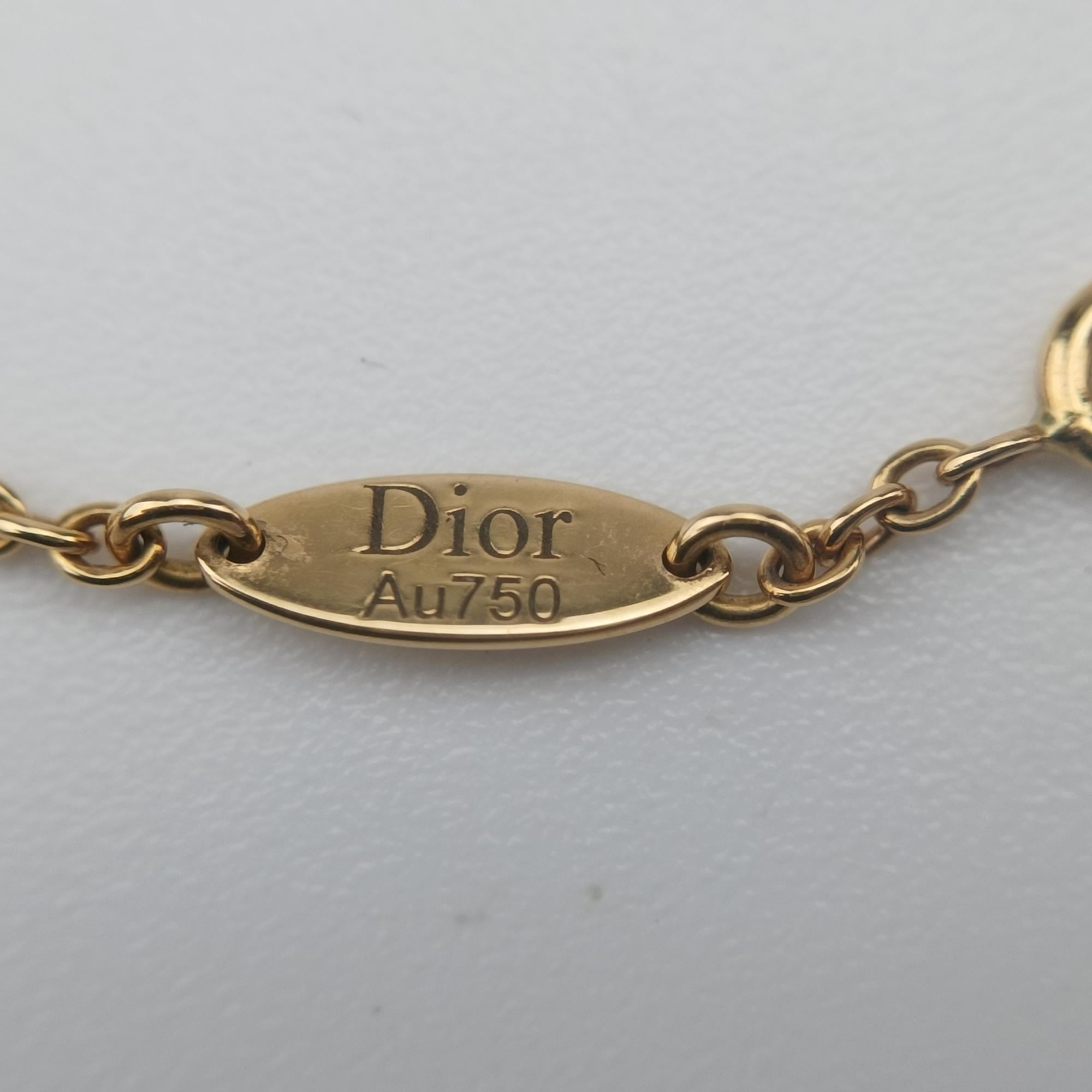 クリスチャンディオール Christian Dior ネックレス レディース ローズデヴァン　メダリオン ゴールド AU750 055371