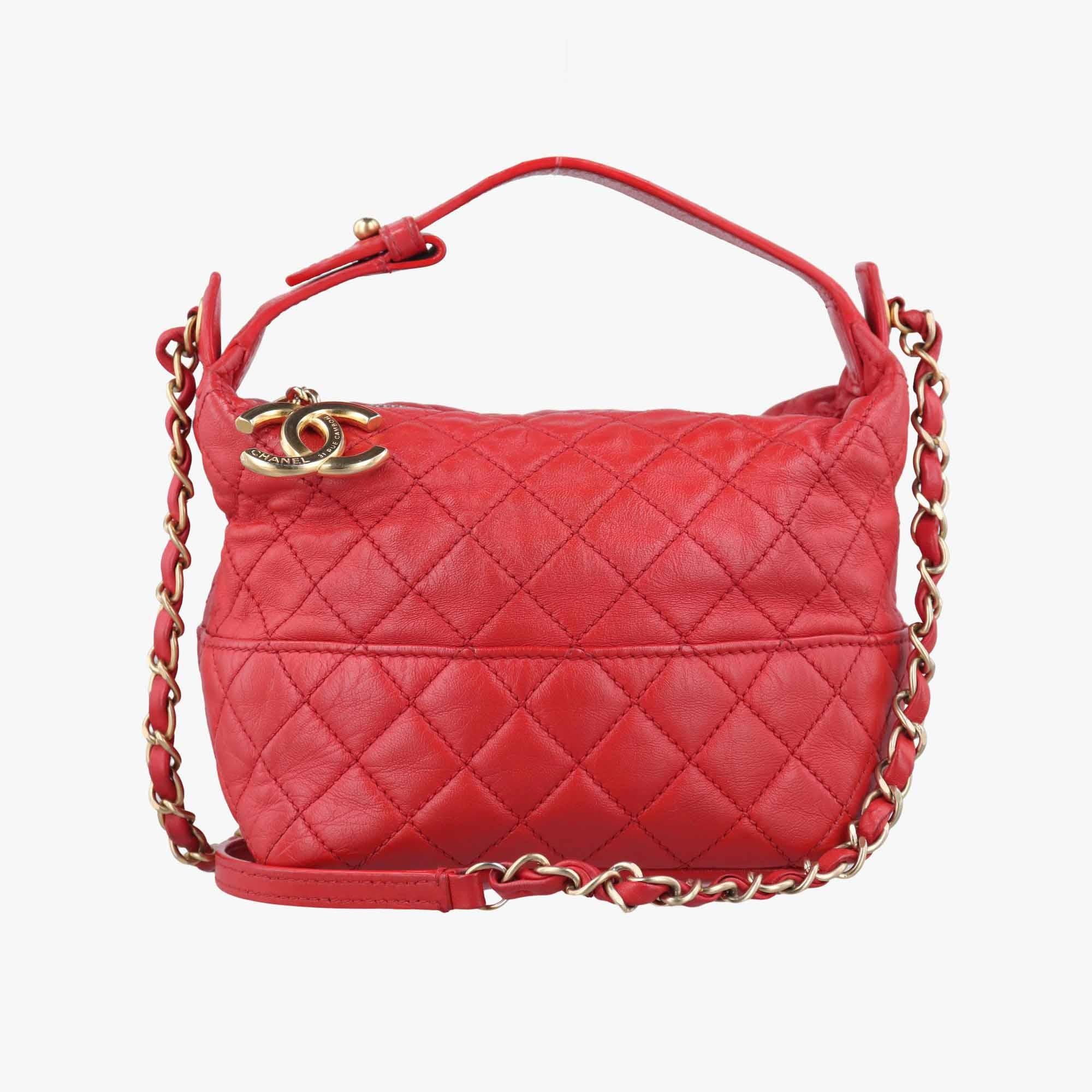 シャネル Chanel ショルダーバッグ レディース タイムレス マトラッセ レッド ラムスキン A94004 18924930