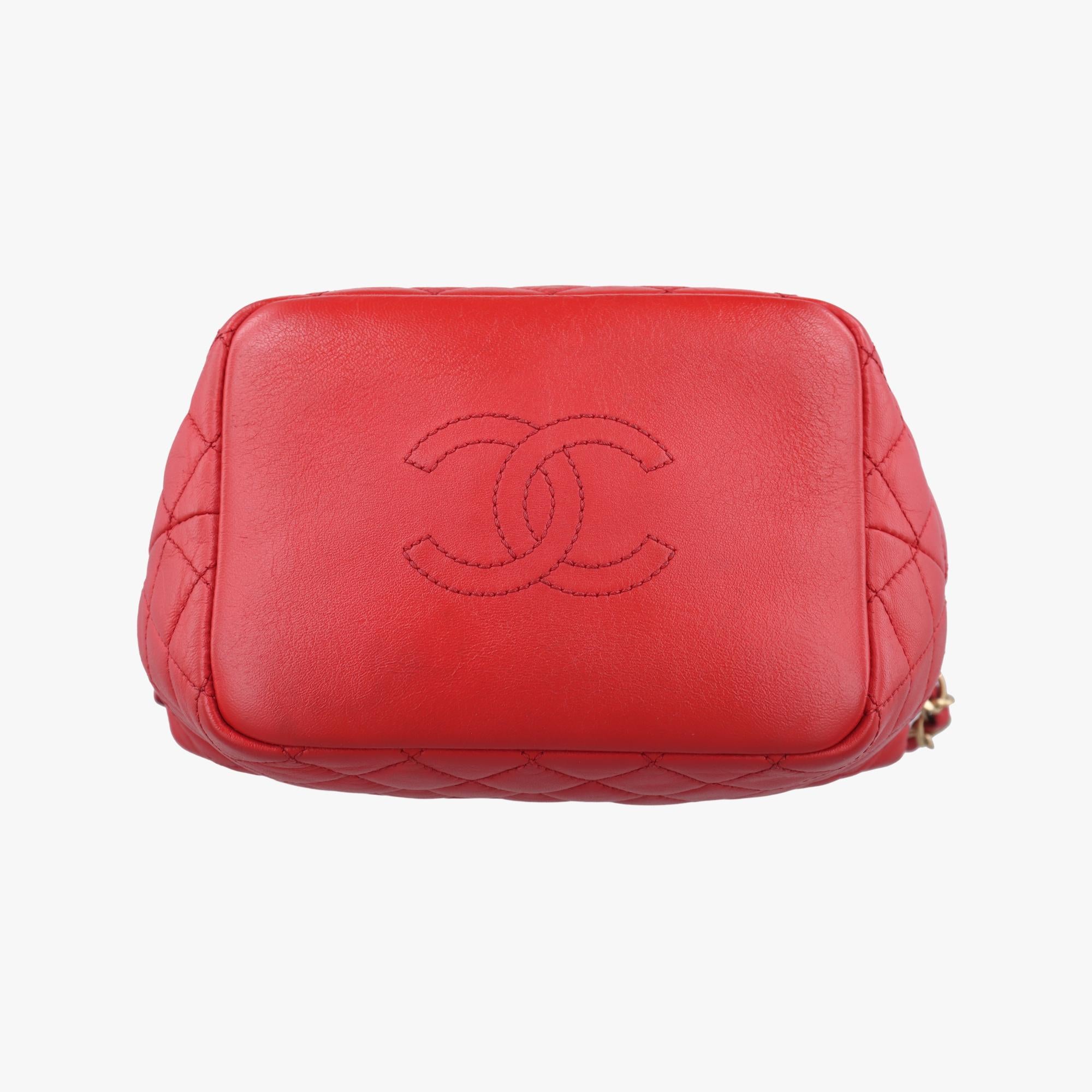 シャネル Chanel ショルダーバッグ レディース タイムレス マトラッセ レッド ラムスキン A94004 18924930