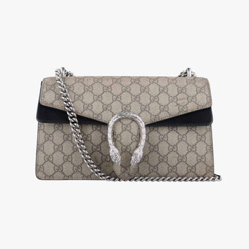 グッチ Gucci ショルダーバッグ レディース ディオニュソス グレー PVCコーティングキャンバス×スエード 400249 E019814843