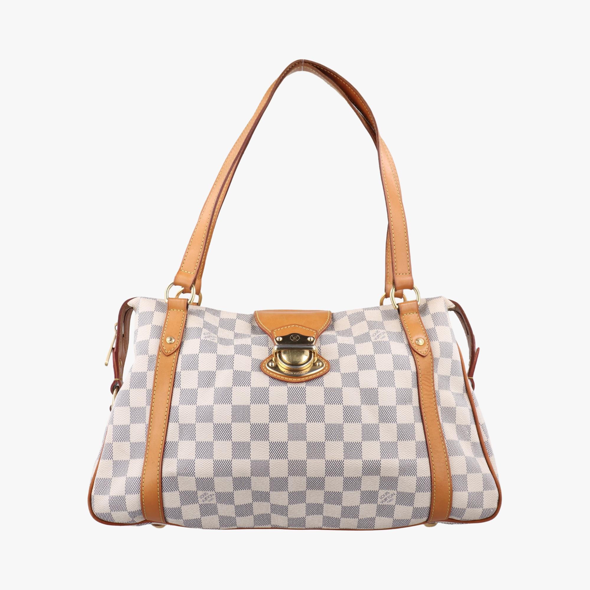 ルイヴィトン Louis Vuitton ショルダーバッグ レディース ストレーザPM ホワイト ダミエキャンバス N42220 FL2151