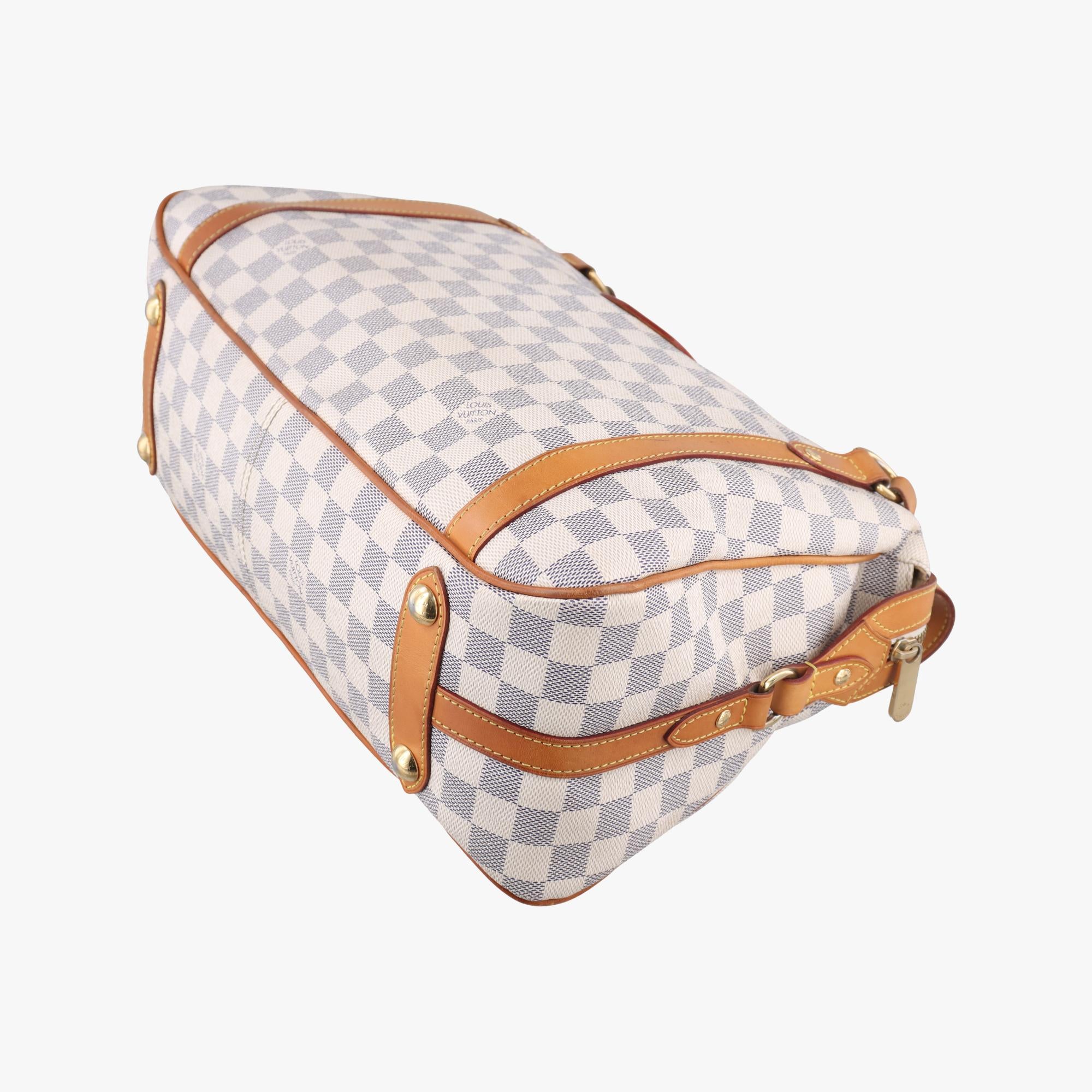 ルイヴィトン Louis Vuitton ショルダーバッグ レディース ストレーザPM ホワイト ダミエキャンバス N42220 FL2151