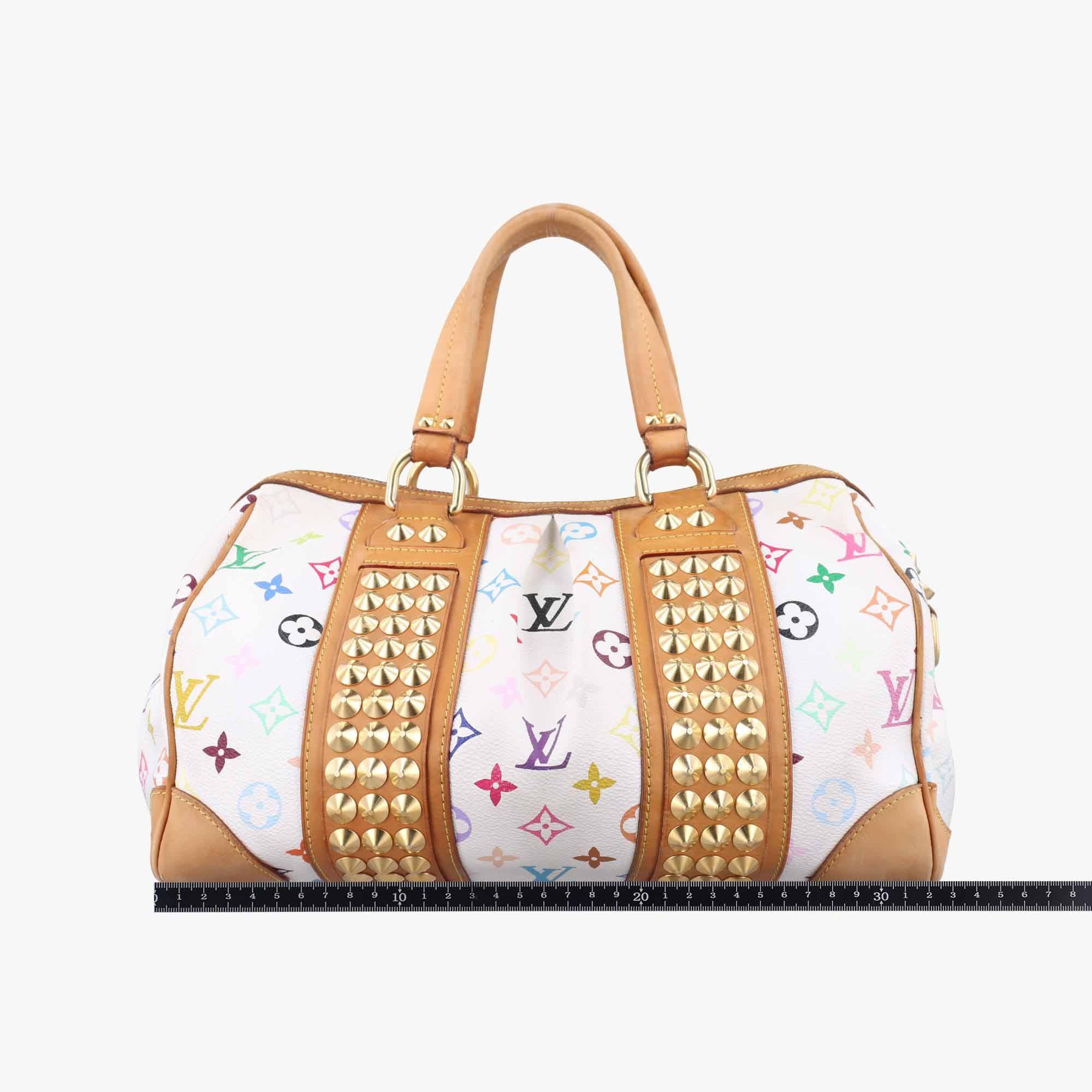 ルイヴィトン Louis Vuitton ハンドバッグ レディース コートニーMM ホワイト モノグラム マルチカラー M45641