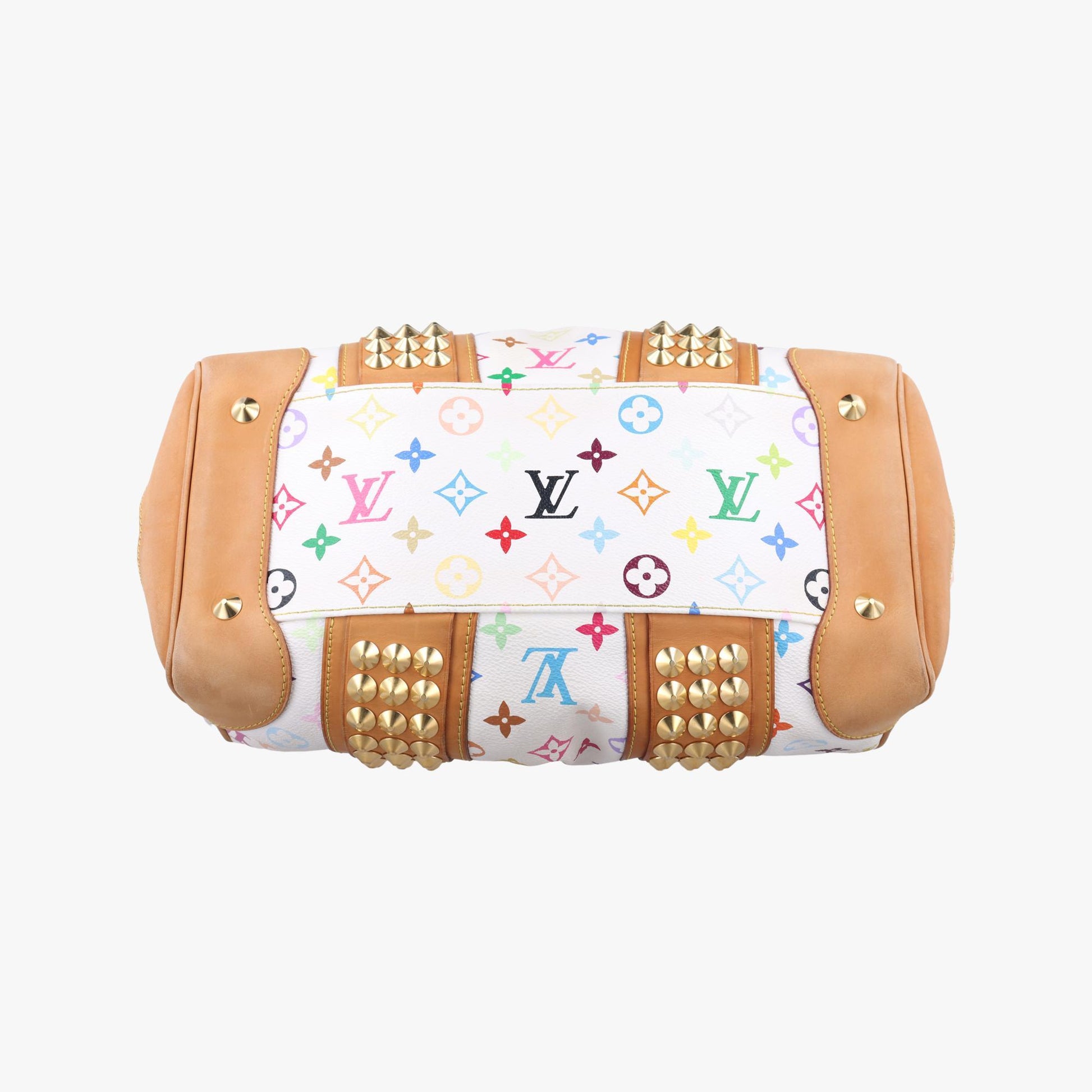 ルイヴィトン Louis Vuitton ハンドバッグ レディース コートニーMM ホワイト モノグラム マルチカラー M45641