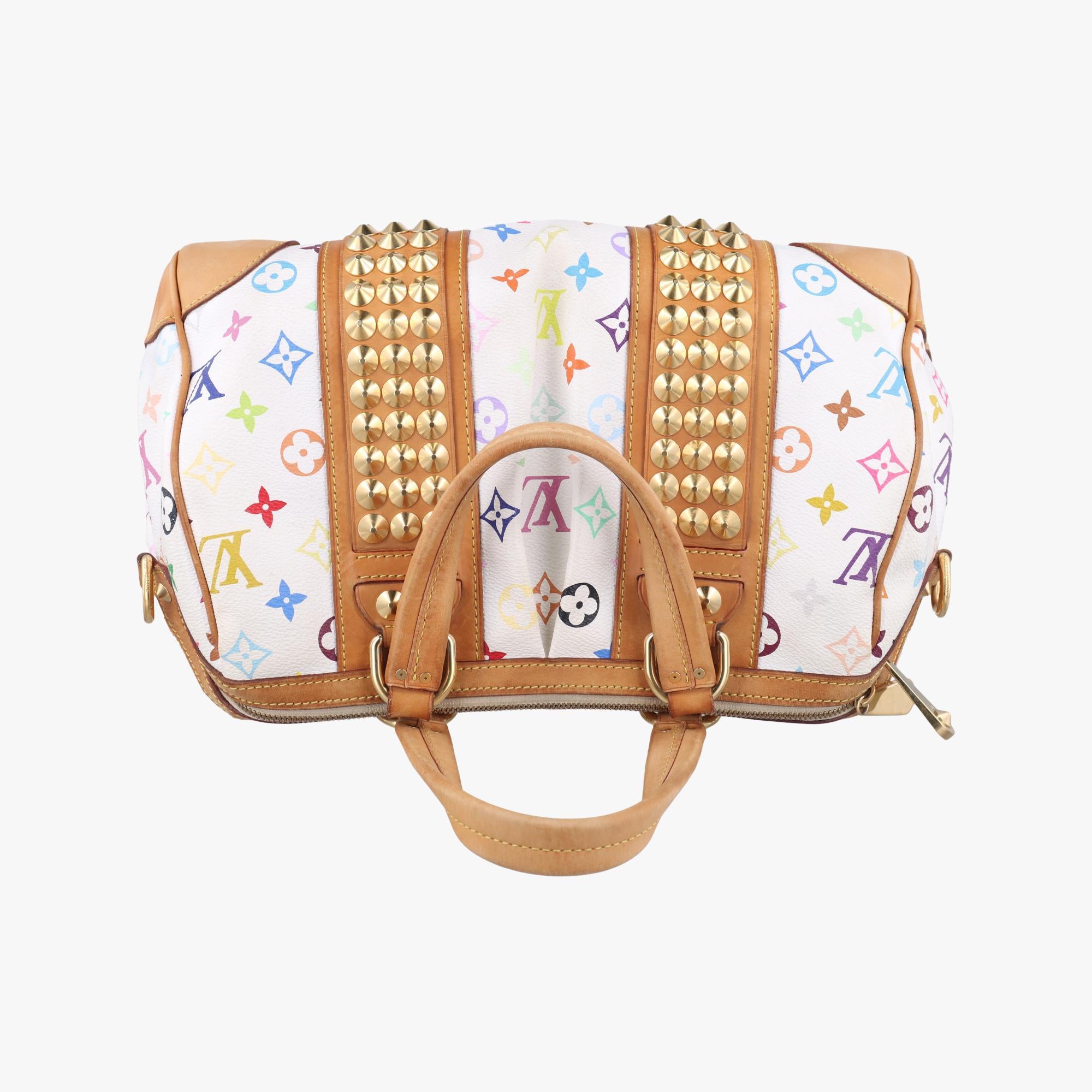 ルイヴィトン Louis Vuitton ハンドバッグ レディース コートニーMM ホワイト モノグラム マルチカラー M45641