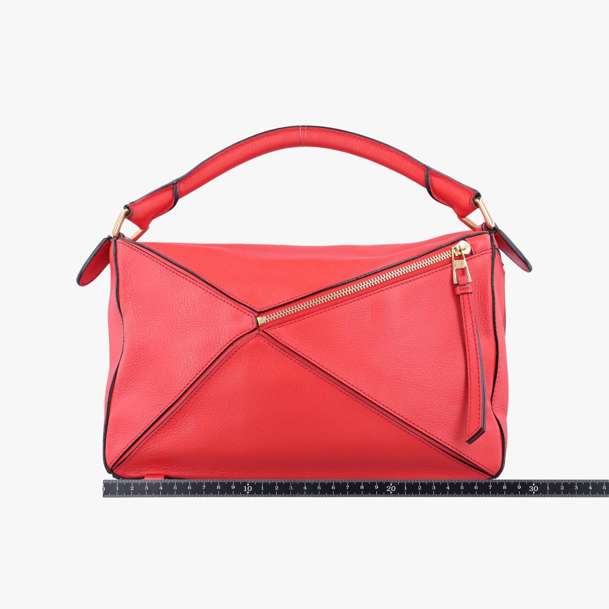 ロエベ Loewe ショルダーバッグ レディース パズルミディアム レッド レザー 011512