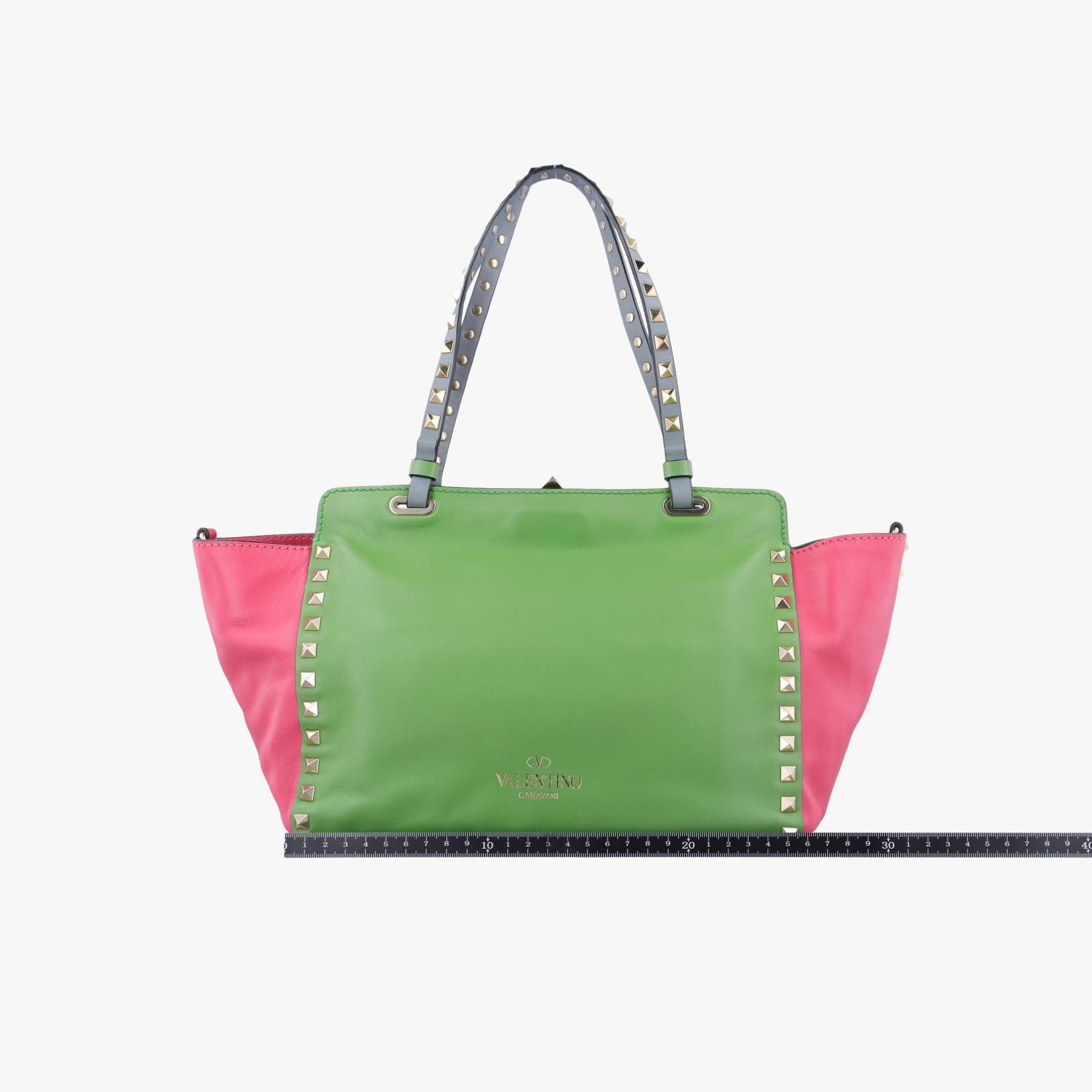 ヴァレンティノ Valentino ショルダーバッグ レディース ロックスタッズ マルチカラー レザー BL-H037VMQ3