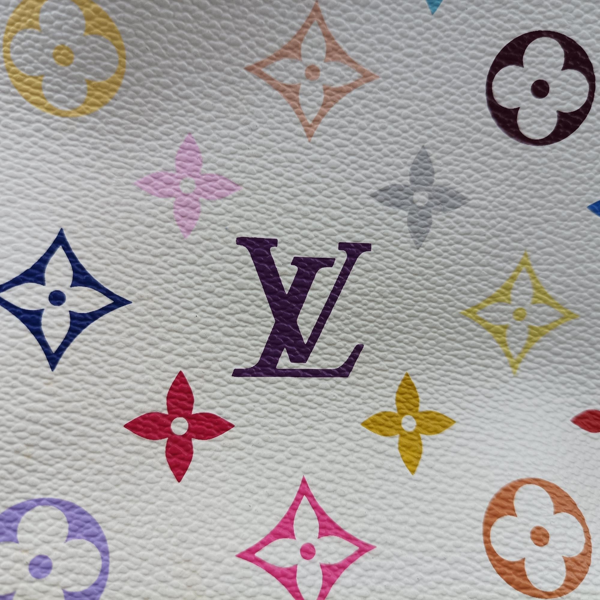 ルイヴィトン Louis Vuitton ショルダーバッグ レディース プチ ノエ ホワイト モノグラム マルチカラー M42229 CA1025