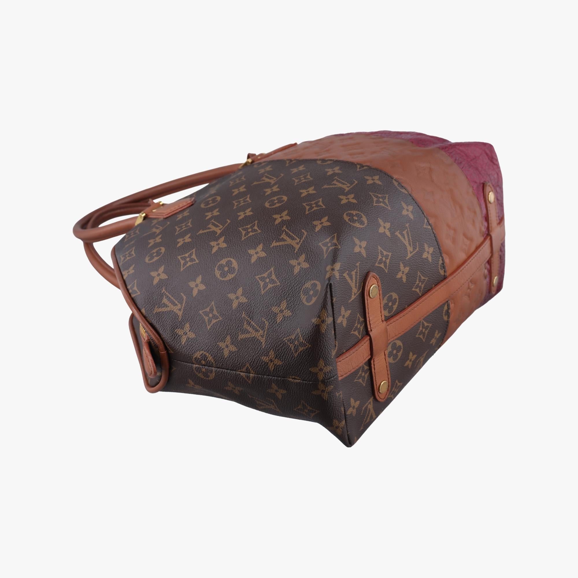 ルイヴィトン Louis Vuitton ショルダーバッグ レディース ブロックス トート マルチカラー モノグラムキャンバス×カーフレザー M40503 AR1171