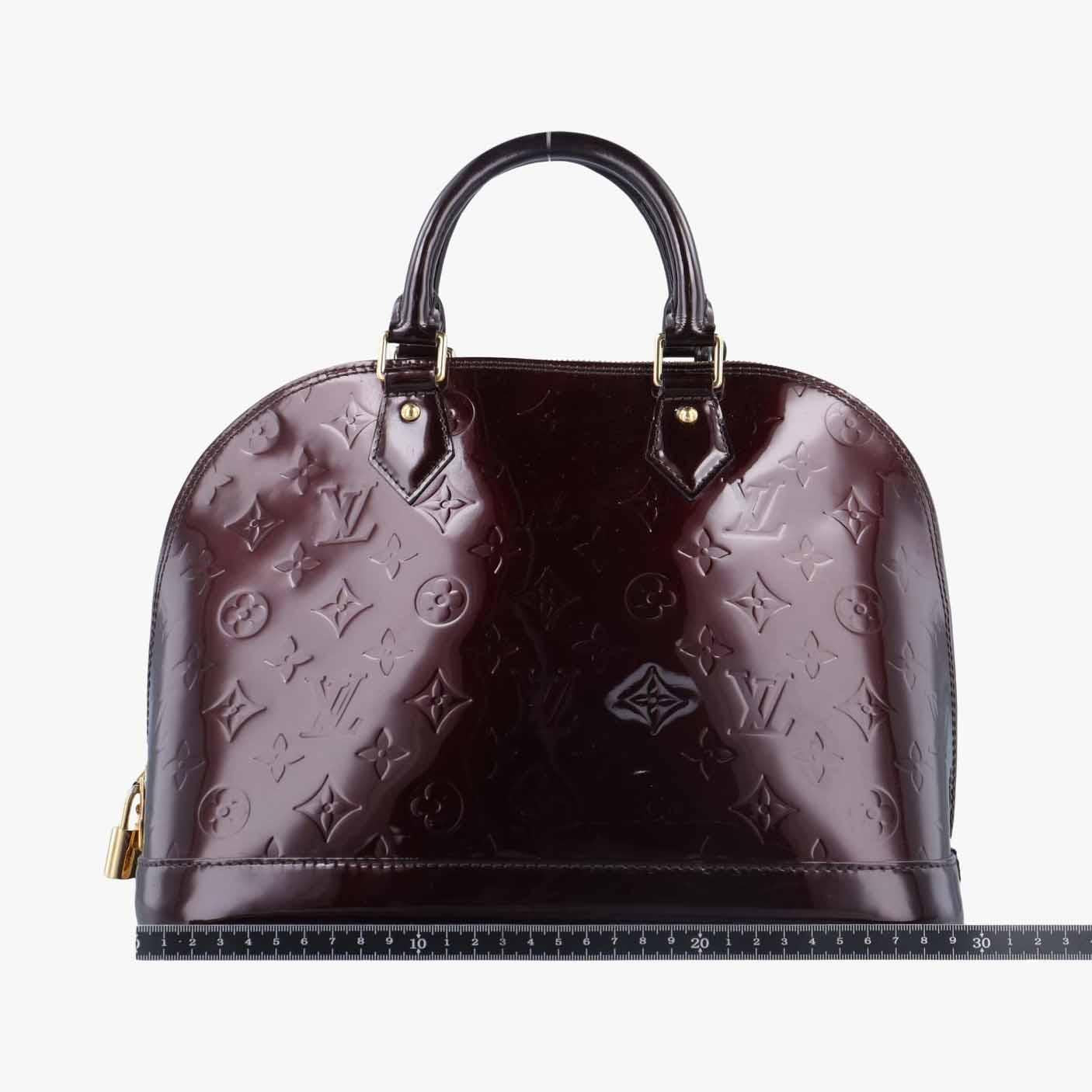 ルイヴィトン Louis Vuitton ハンドバッグ レディース アルマPM ワインレッド ヴェルニ M91611 MI3172