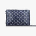 ルイヴィトン Louis Vuitton ショルダーバッグ レディース メッセンジャー PM ブルー モノグラム サバンナ M54248 ICチップ