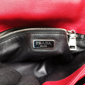 プラダ Prada ショルダーバッグ レディース フオコ ナッパ ゴーフル レッド ラムスキン 1BD009 233