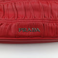 プラダ Prada ショルダーバッグ レディース フオコ ナッパ ゴーフル レッド ラムスキン 1BD009 233