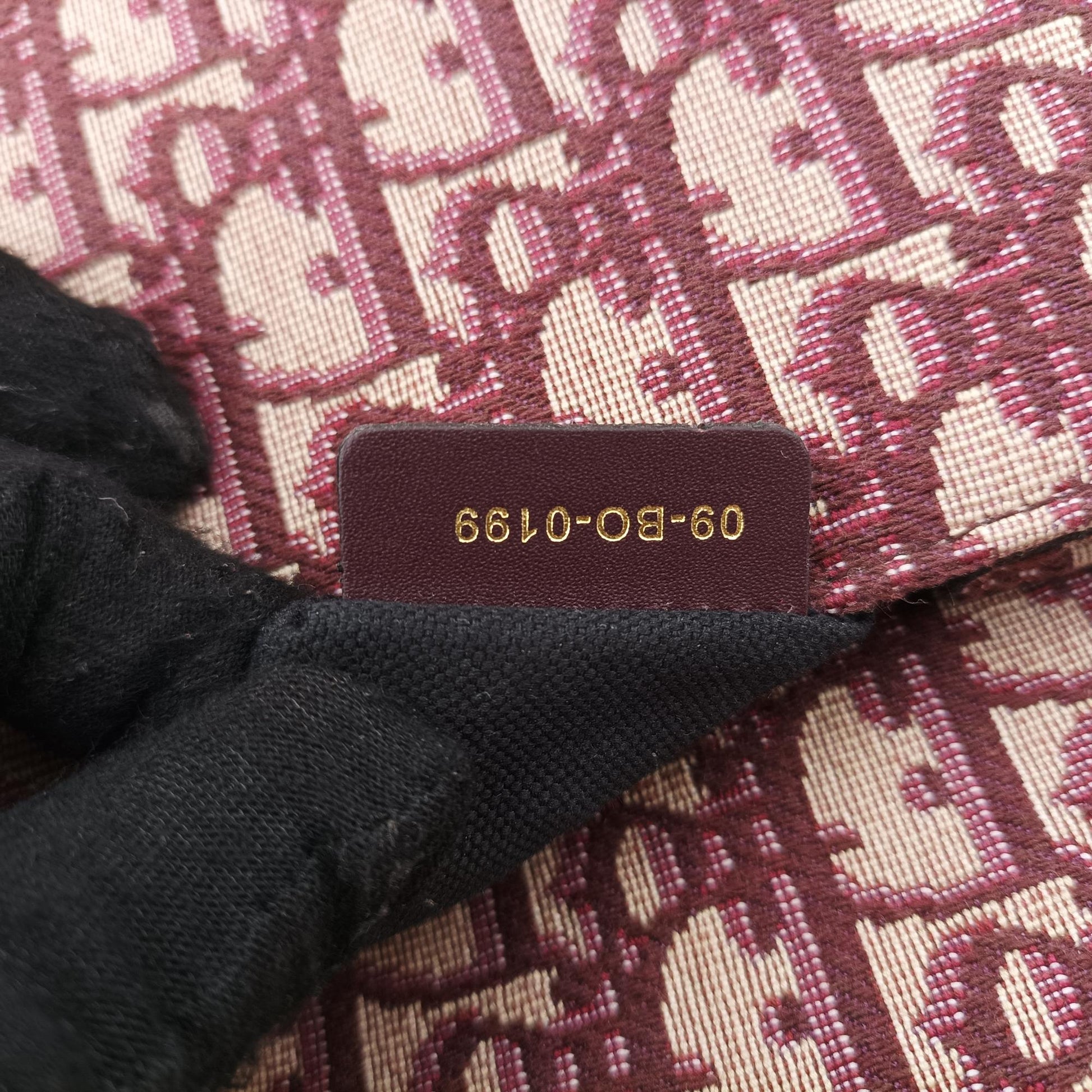 クリスチャンディオール Christian Dior ショルダーバッグ レディース 30 モンテーニュ レッド レザー×ファブリック 09-BO-0199