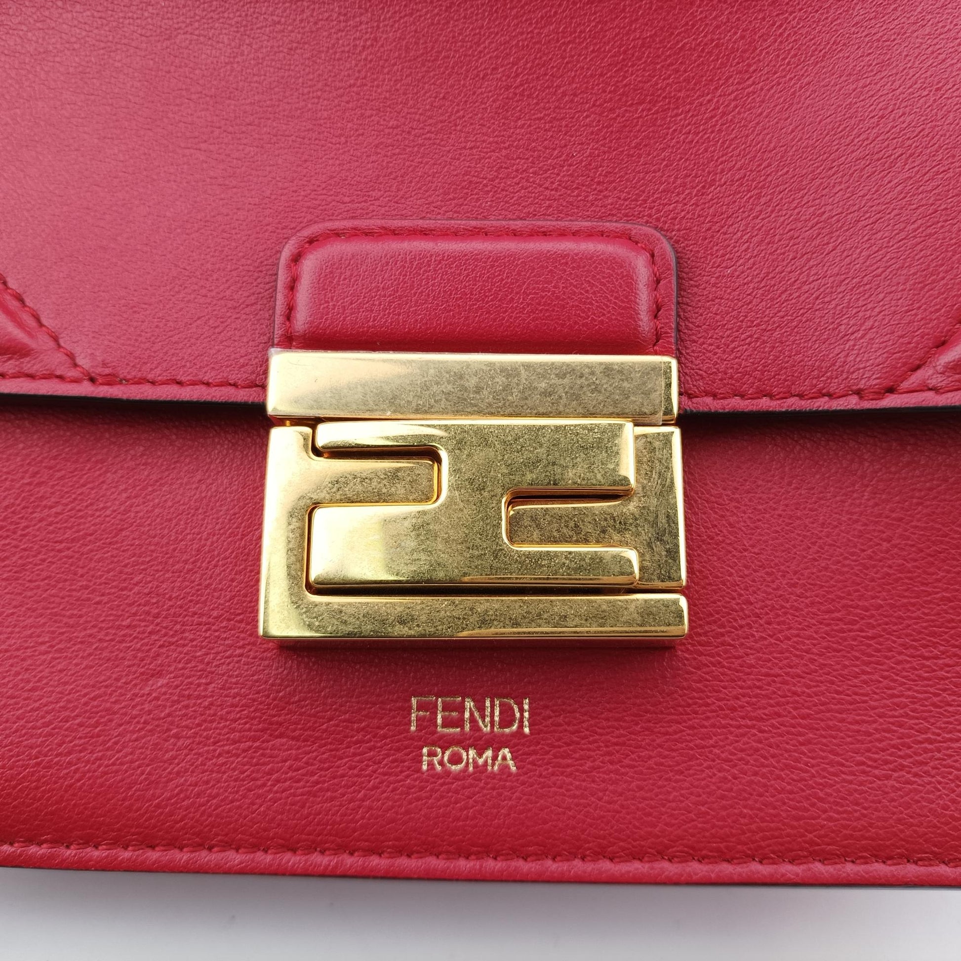 フェンディ Fendi ショルダーバッグ レディース キャンユー レッド レザー 8BT312-A5DY-199-12085