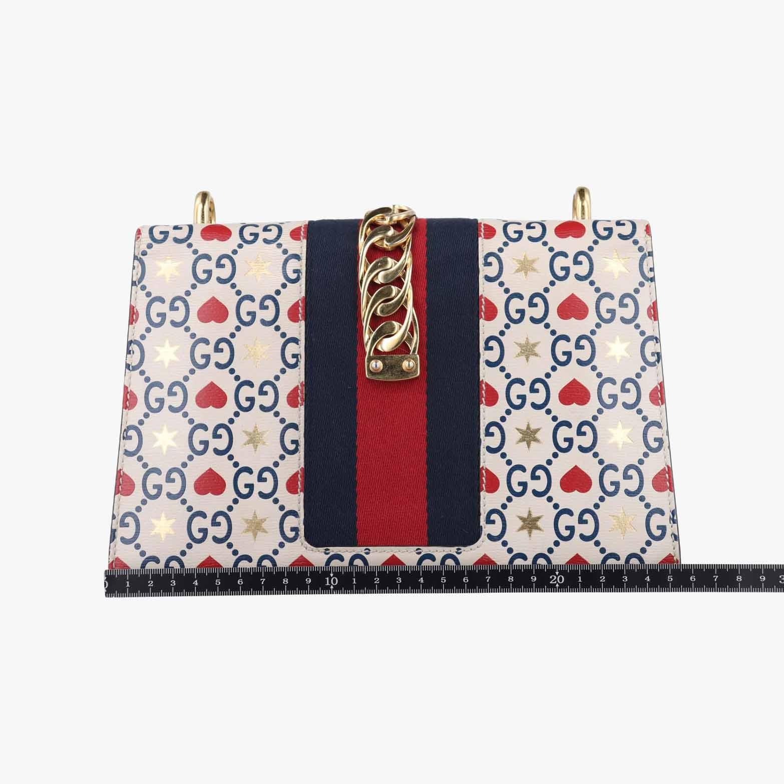 グッチ Gucci ショルダーバッグ レディース シルヴィ マルチカラー レザー 524405 A029477651