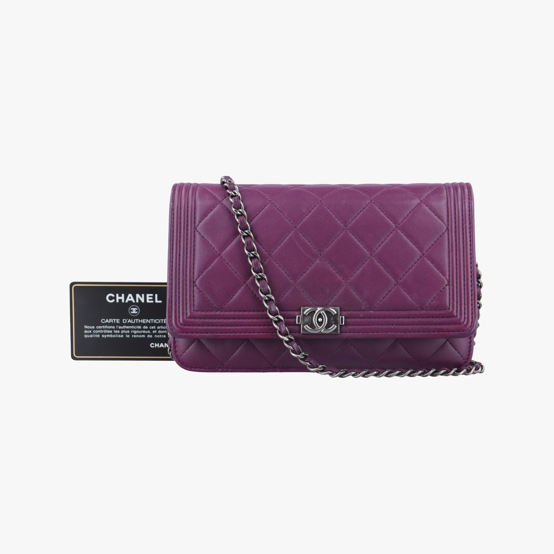 シャネル Chanel ショルダーバッグ レディース パープル A80287 21075896